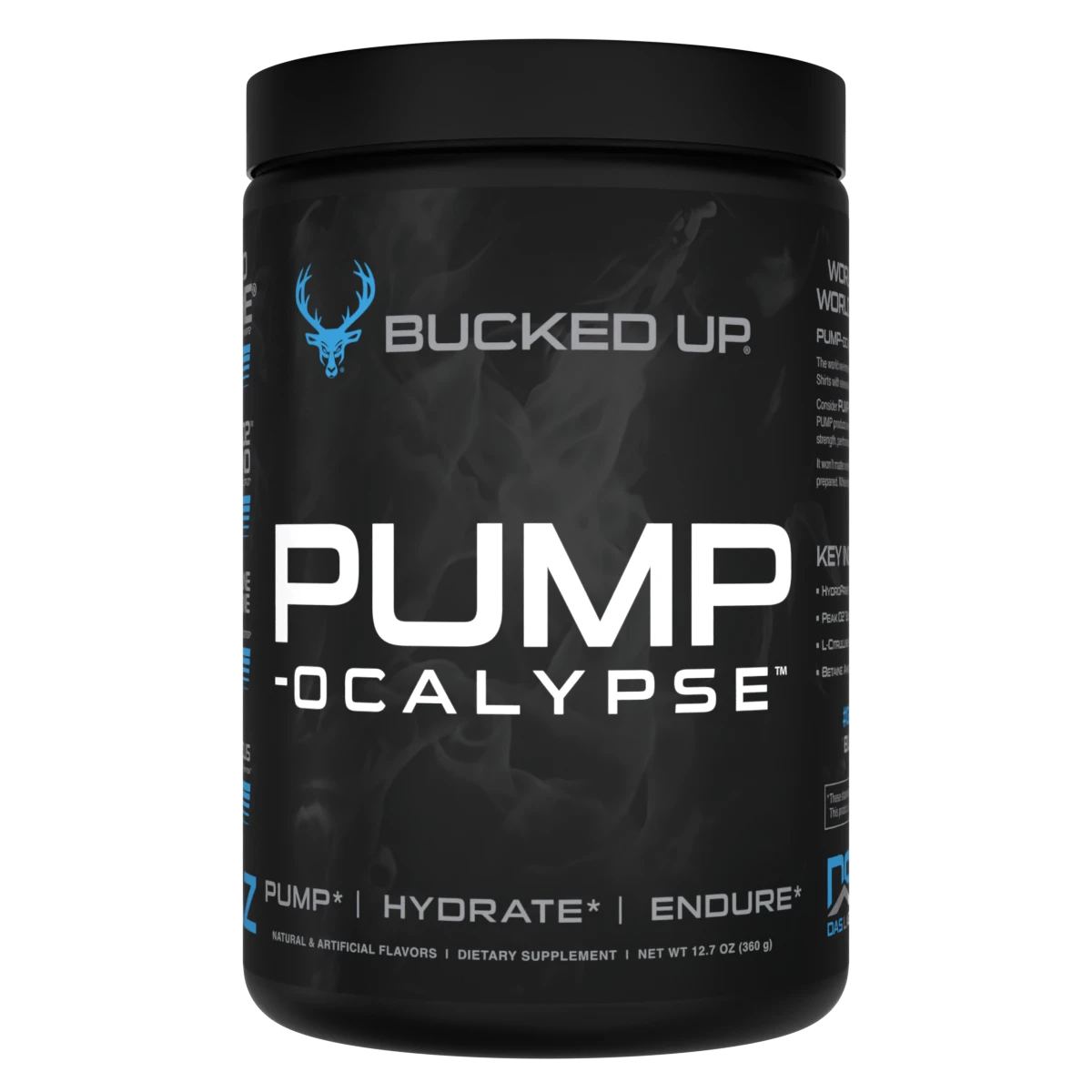 Bucked Up PUMP ocalypse 375g Pre Workout Powder - Energy & Focus Booster for Gym, Bodybuilding & Fitness Training