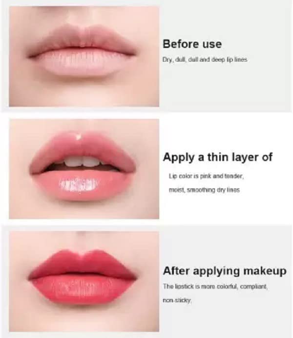 Long-Lasting Waterproof Color Changing Lipstick with Moisturizing Crystal Gel - Perfect for Everyday Wear, Parties, and Special Occasions