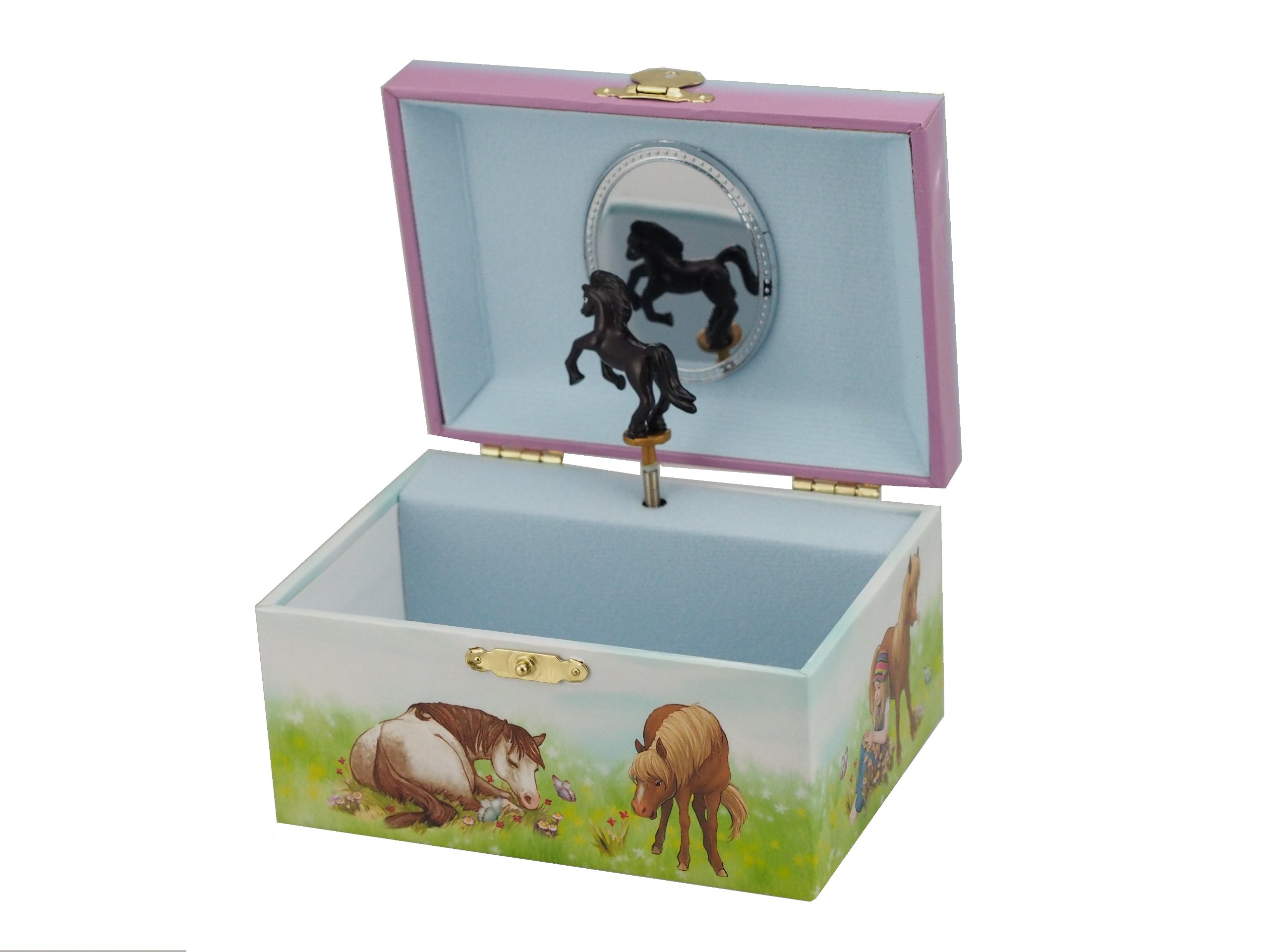 Elegant Horse-Themed Jewelry Box for Women - Perfect for Gift Giving, Travel & Home Storage