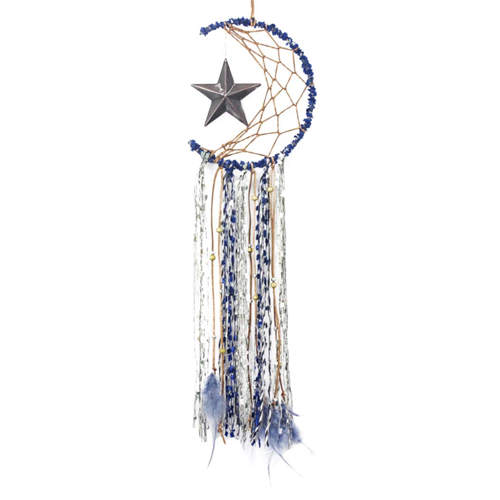 Large Dreamcatcher Wind Chime - Boho Home Decor for Bedroom & Nursery
