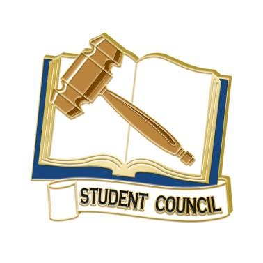 Student Council Enamel Pins - Crown Awards for Student Leaders - Perfect for School Elections, Club Recognition & Leadership Events