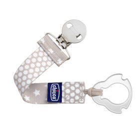 Chicco Universal Pacifier Clip - Secure & Stylish Baby Pacifier Holder for Strollers, Car Seats & Diaper Bags - BPA-Free & Adjustable - Perfect for Travel & On-the-Go Parents