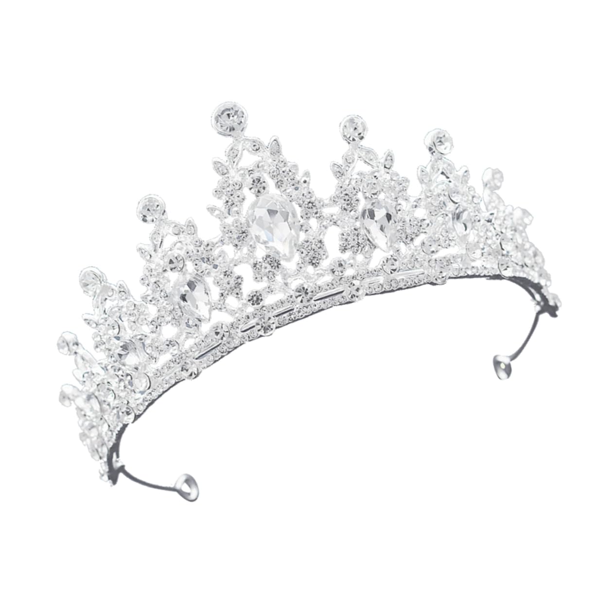 FOMIYES 2-Piece Rhinestone Baroque Bridal Crown Headpiece - Elegant Wedding Hair Accessories for Women, Bridesmaids & Special Occasions | Perfect for Weddings, Prom, Pageants & Formal Events
