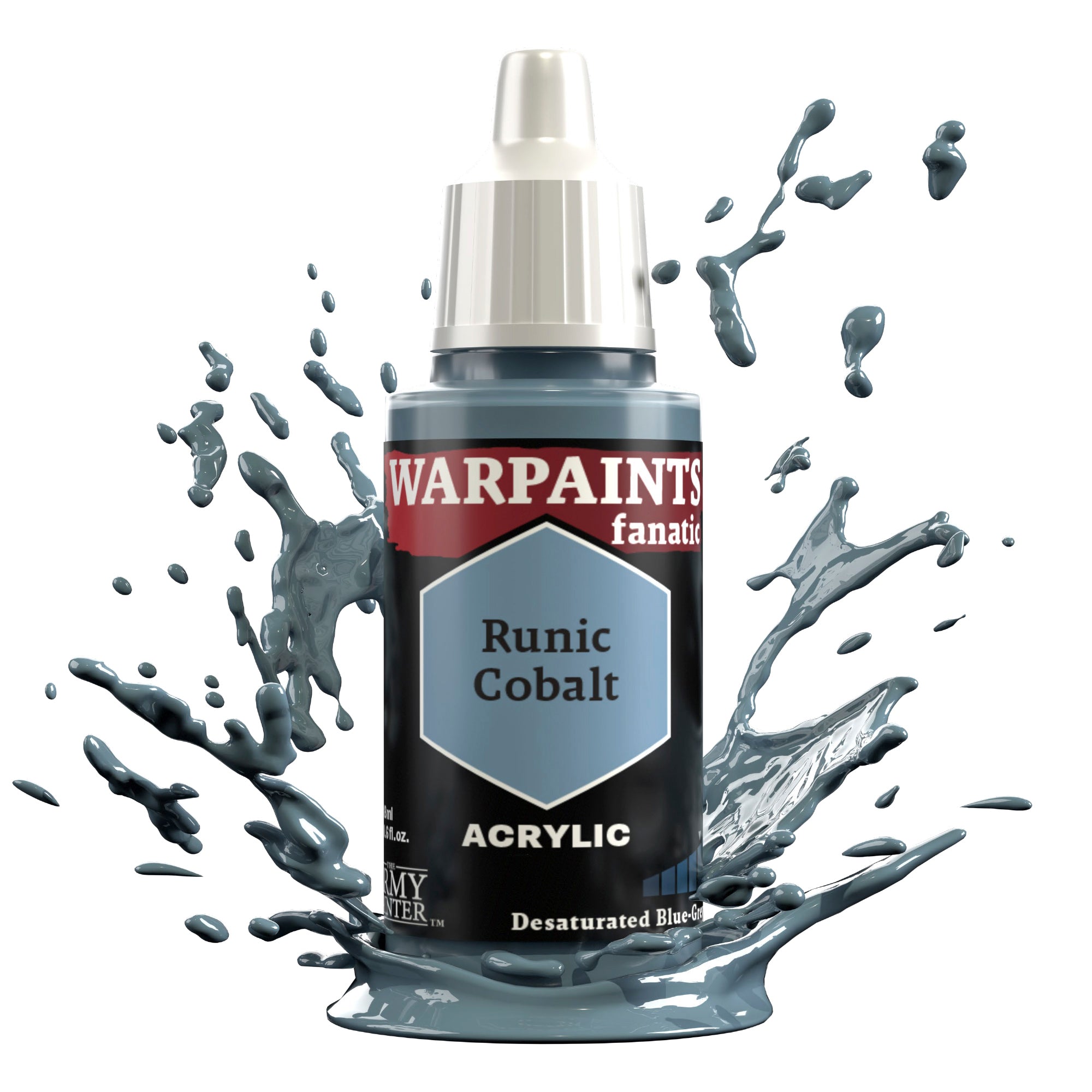 Warpaints Fanatic: Runic Cobalt - Premium Fantasy Face Paint for Cosplay, Halloween & LARP | Long-Lasting Vibrant Colors for Costume Makeup & Theatrical Performances