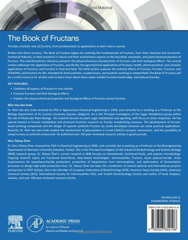 The Book of Fructans - Comprehensive Guide to Fructan Science, Health Benefits & Dietary Sources | Perfect for Nutritionists, Dietitians & Gut Health Enthusiasts