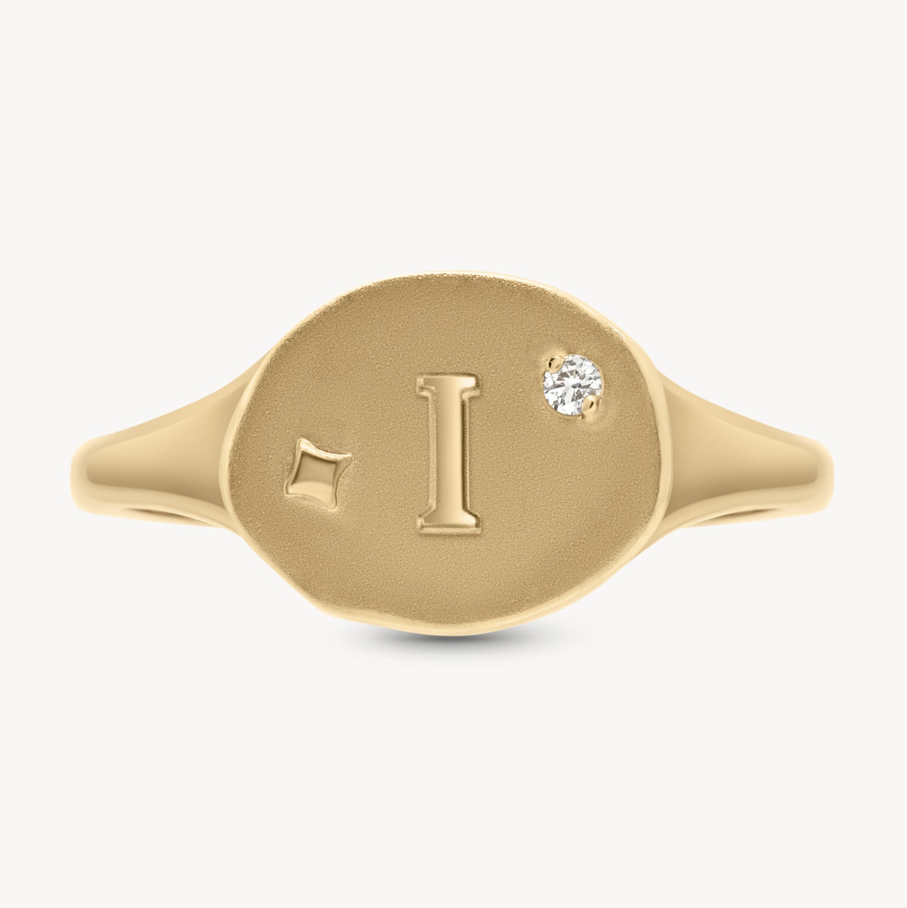 Athena Initial Ring - Personalized Silver Name Ring for Women, Custom Engraved Jewelry Gift - Perfect for Birthdays, Anniversaries & Everyday Wear