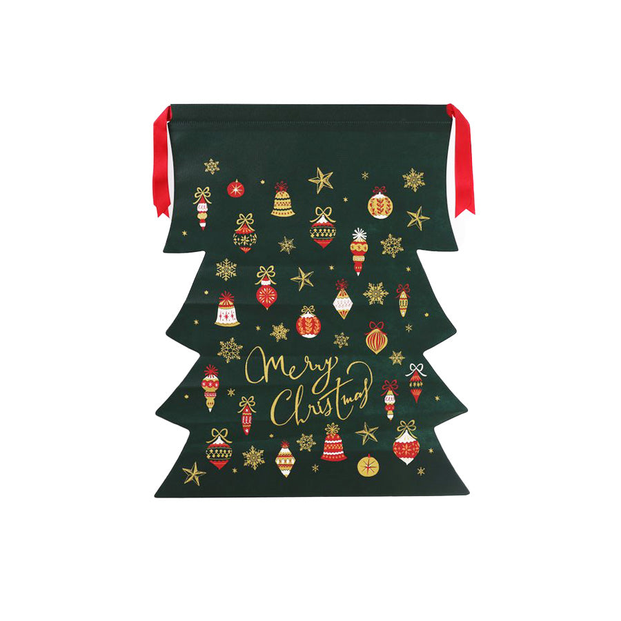 TSUTSUMU Christmas Tree Grab Bag - Holiday Gift Bags for Xmas Decorations, Party Favors & Secret Santa Gifts - Perfect for Tree Trimming, Stocking Stuffers & Festive Celebrations