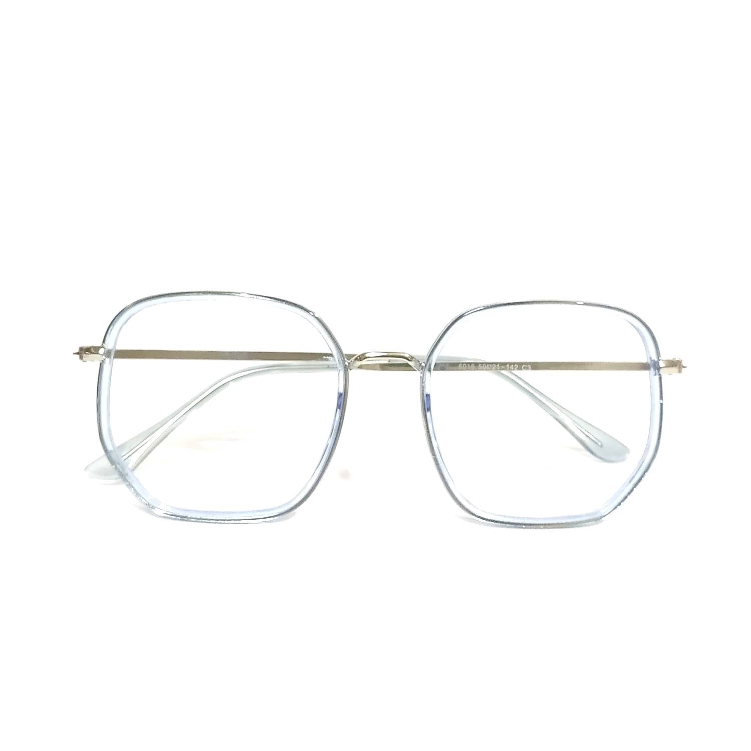 Trendy Vintage Shape Bifocal Multifocal Progressive Full Frame Prescription Eyewear Glasses for Men & Women - Perfect for Reading, Computer Work & Driving