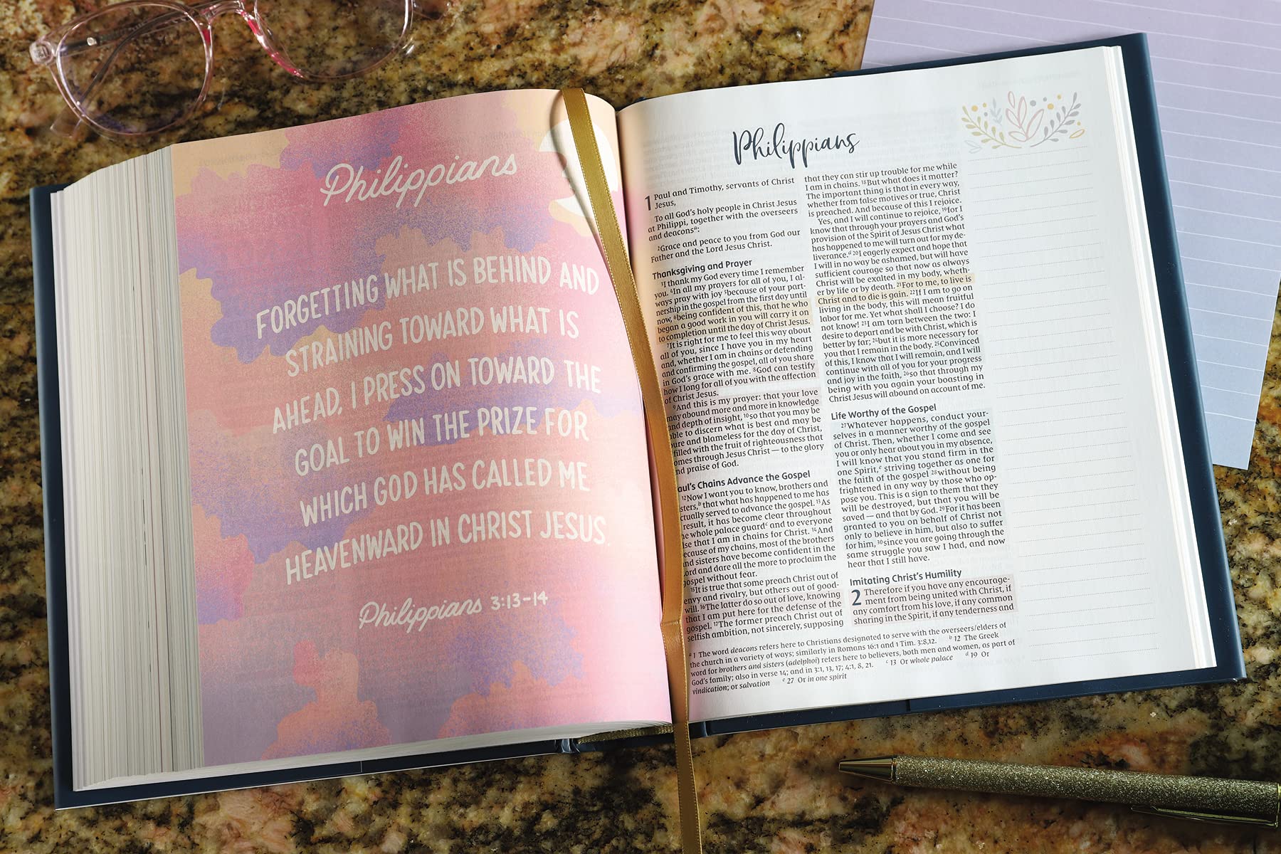 NIV Radiant Virtues Bible: Hardcover Red Letter Comfort Print with Journal Gift Set - Inspirational Christian Bible Study for Faith, Hope & Love - Perfect for Devotional Reading, Bible Study Groups & Spiritual Gifts