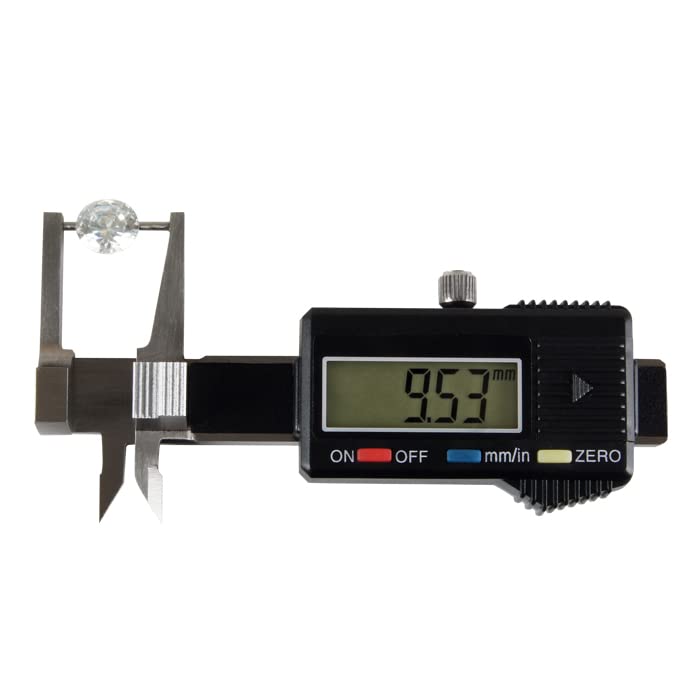 GemOro SUREgauge XL Digital Pocket Gemstone Tester - Portable Jewelry Diamond Tester with Case & Batteries - Perfect for Jewelers, Gemologists & DIY Jewelry Making