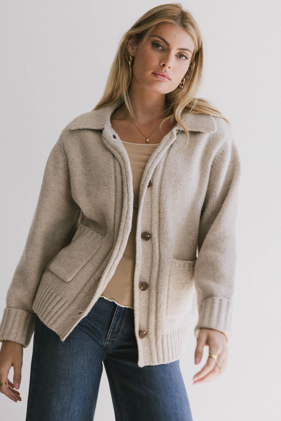 Kinsley Knit Cardigan for Women - Cozy Long Sleeve Open Front Sweater - FINAL SALE - Perfect for Fall, Winter & Layering Outfits