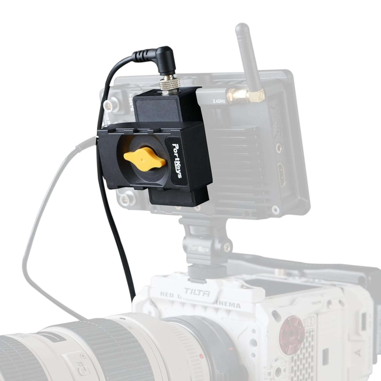 Portkeys BD1 Dual-Sided NP-F Dummy Battery Module - Vertical & Cross Mount Adapter for Sony Cameras, Wireless Video Transmitters & Field Monitors - Perfect for Live Streaming, Film Production & On-Location Shooting
