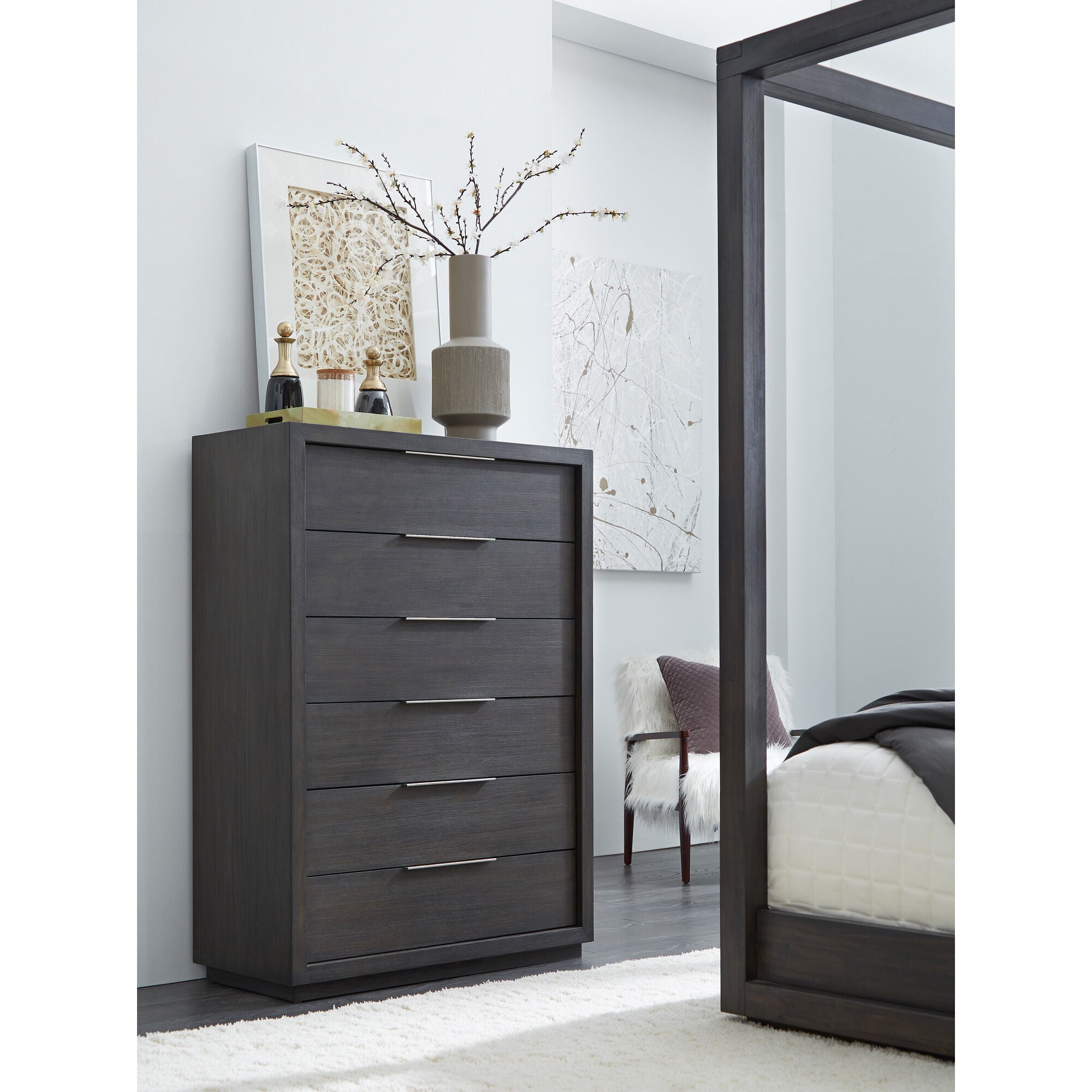 Oxford 6 Drawer Chest - Solid Wood Dresser for Bedroom, Living Room & Office Storage - Perfect for Organizing Clothes, Linens & Home Essentials