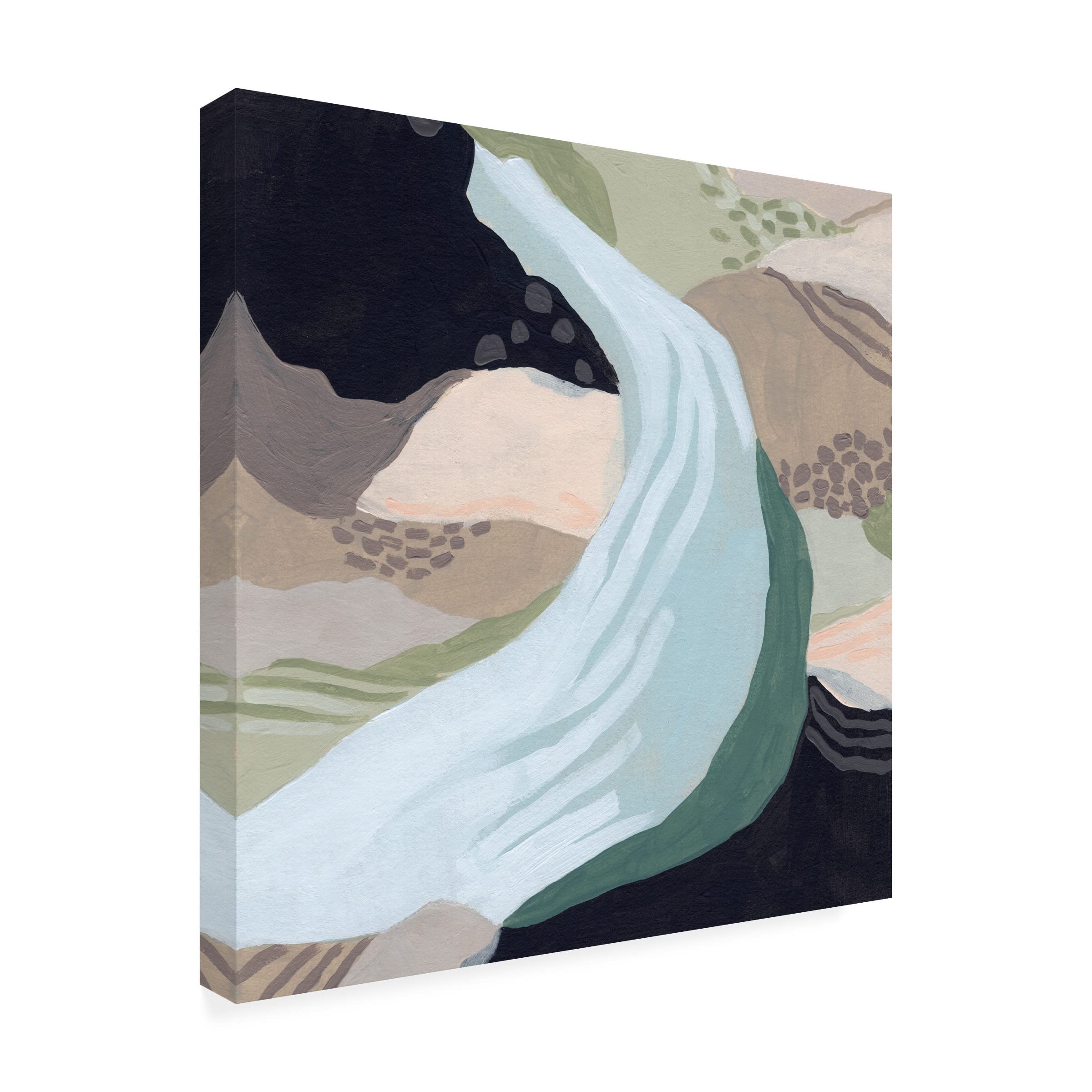Trademark Fine Art 'River Bow I' Canvas Art Print by June Erica Vess - Stunning Landscape Wall Decor for Living Room, Bedroom & Office