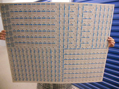 Star Trek Next Generation & DS9 Hostess Chips Uncut Card Sheet 1995 - Rare Collectible Memorabilia for Fans & Display