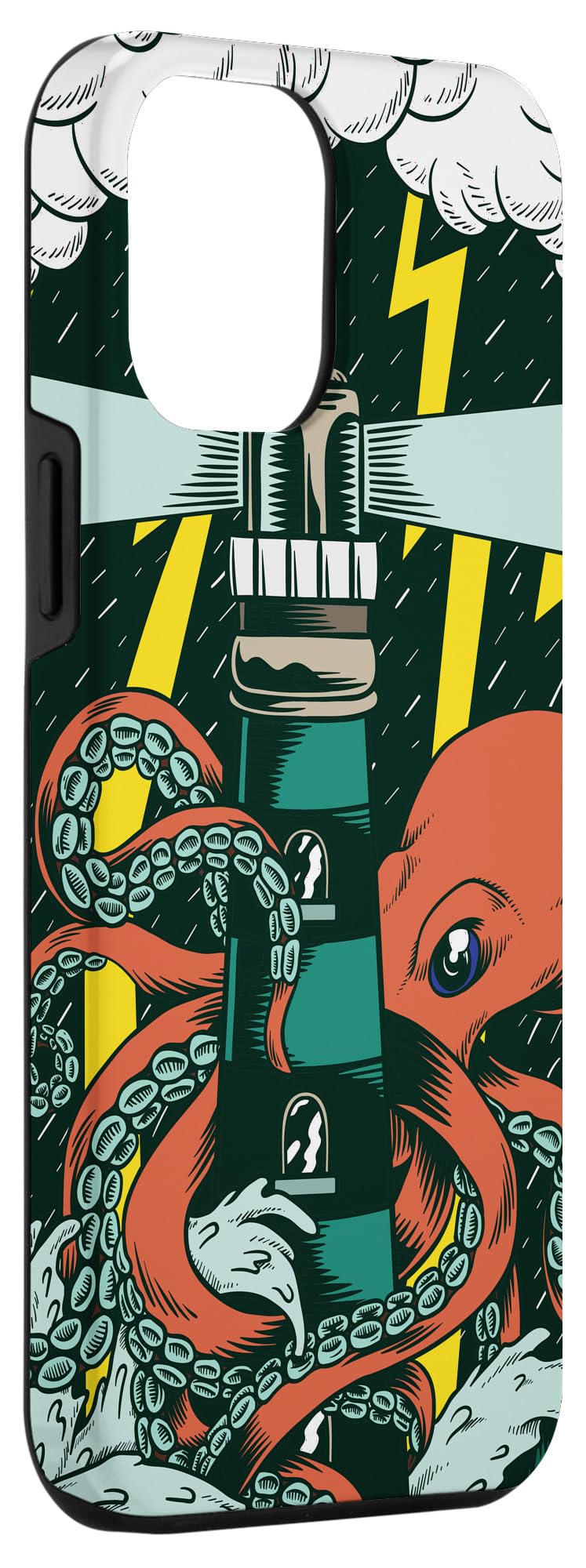 Premium Kraken Octopus Phone Case for iPhone 12 Pro Max - Shockproof Protective Cover with Tentacle Design | Perfect for Outdoor Adventures, Travel & Daily Use