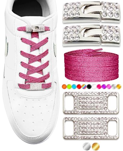 10 Glitter Rose Red- Silver