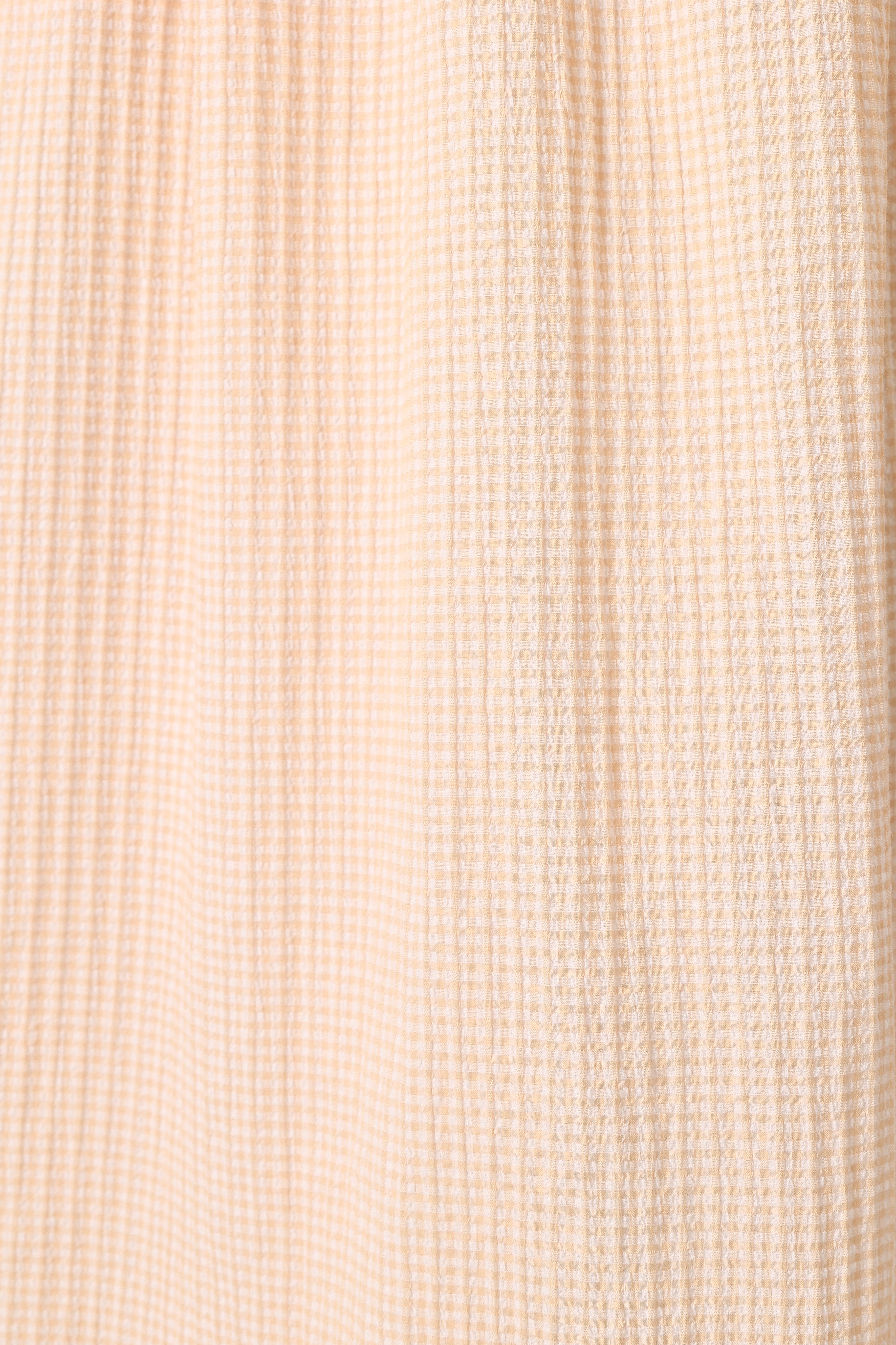 Farley Flutter Sleeve Midi Dress - Tan Gingham Checkered Summer Dress for Women | Casual Daytime Wear, Beach Cover Up, Brunch Outfit, Wedding Guest Dress