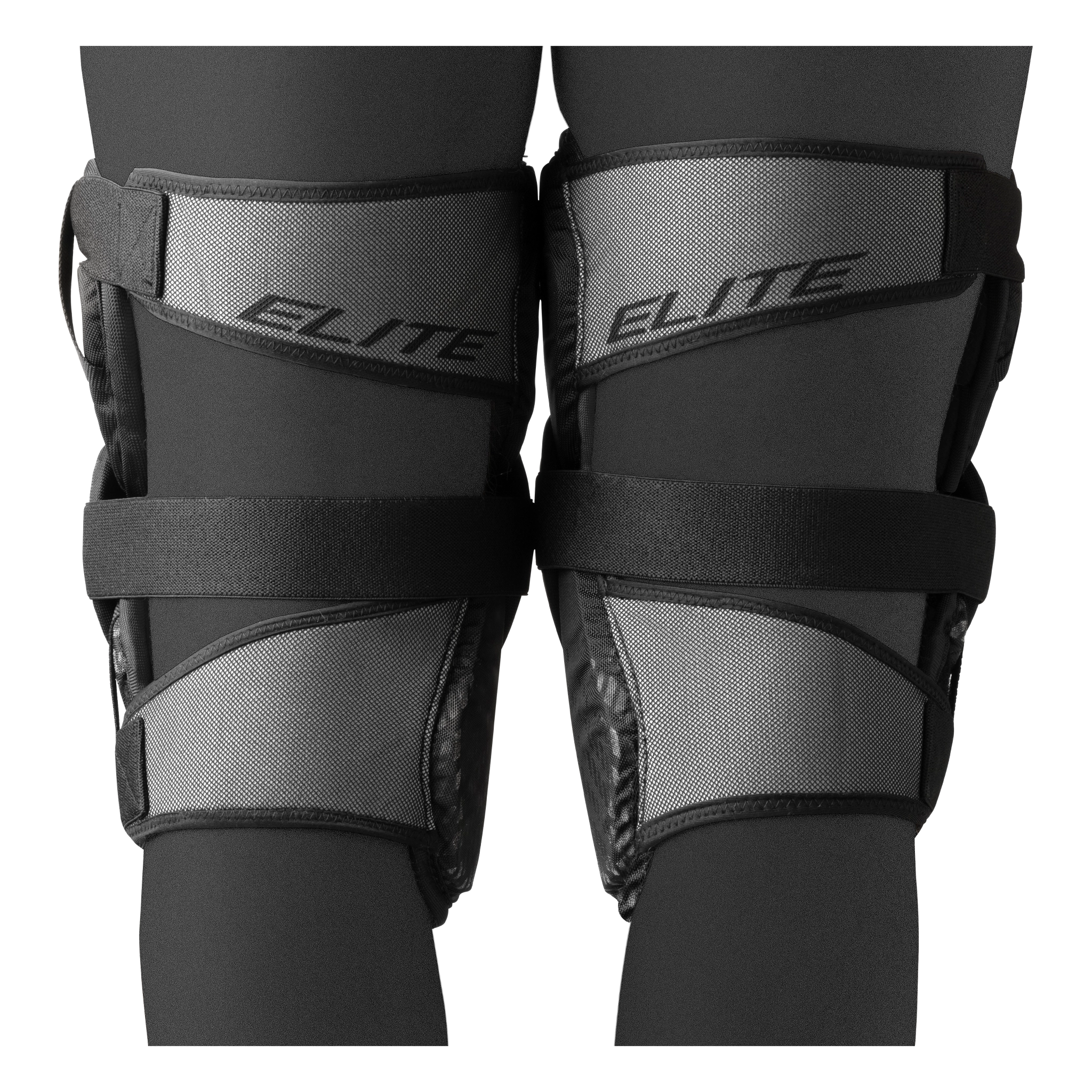 Bauer Elite Senior Knee Guards - Protective Hockey & Sports Gear for Adults - Perfect for Ice Hockey, Roller Skating & Extreme Sports