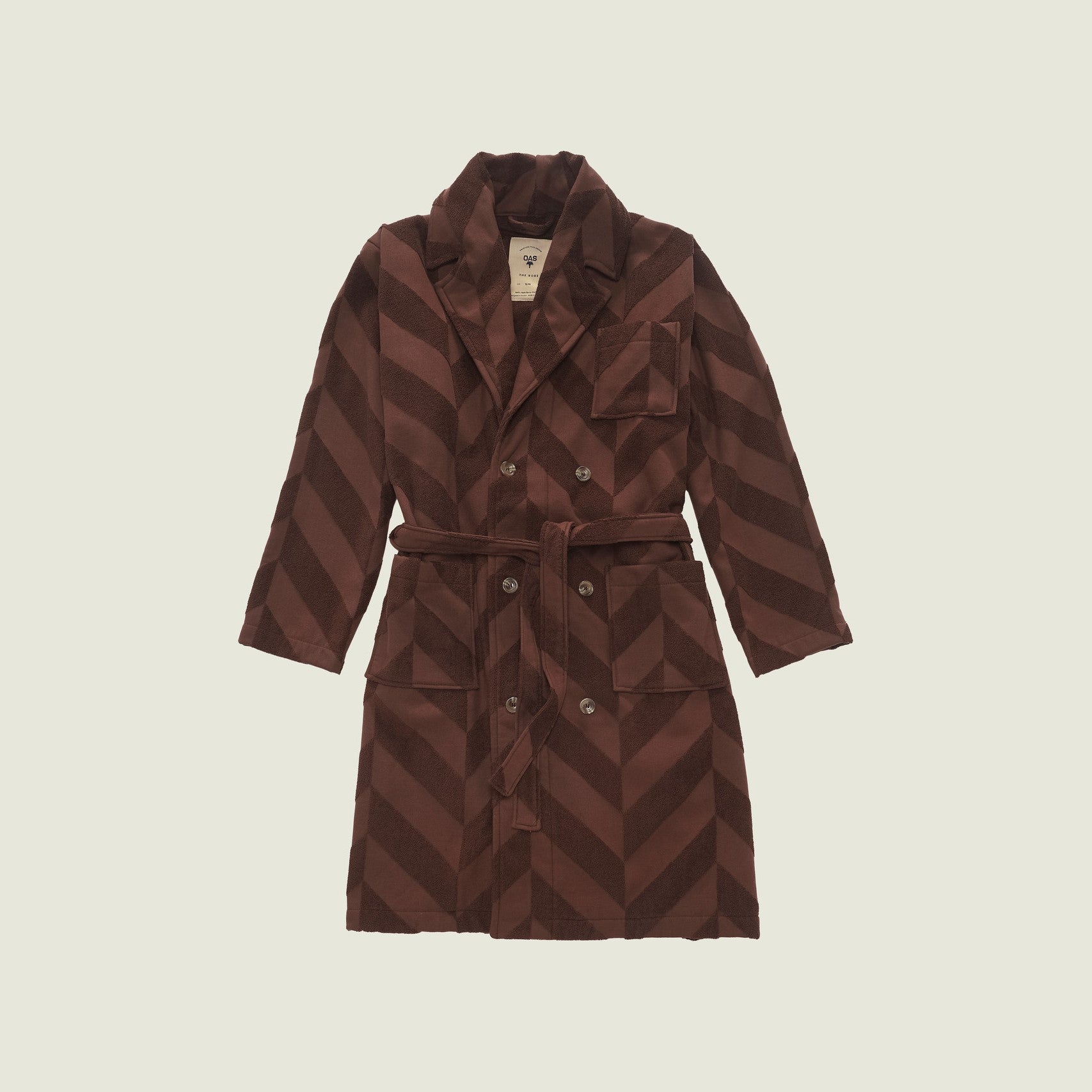 Luxury Mahogany Bath Robe for Women & Men - Soft & Absorbent Terry Cloth Spa Robe - Perfect for Home, Hotel, and Resort Relaxation