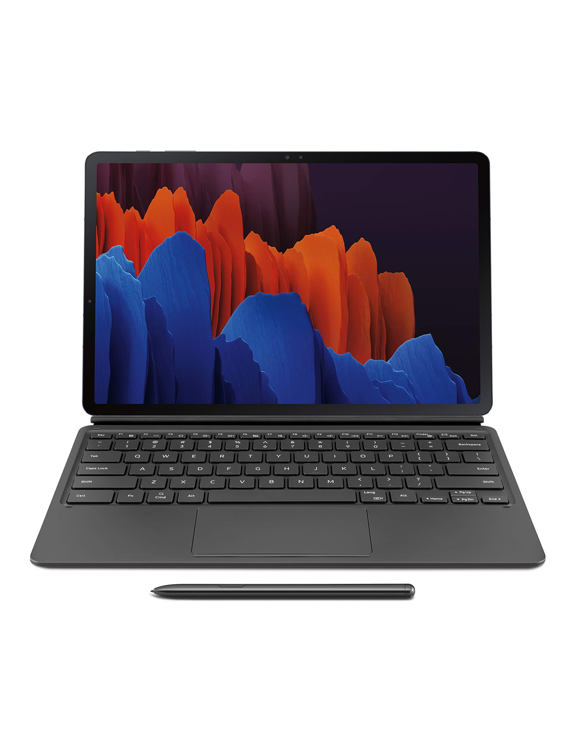 SAMSUNG Galaxy Tab S7+ Keyboard Case - Slim & Protective Bluetooth Keyboard for Samsung Tab S7 Plus (Black) | Perfect for Work, Study & Travel