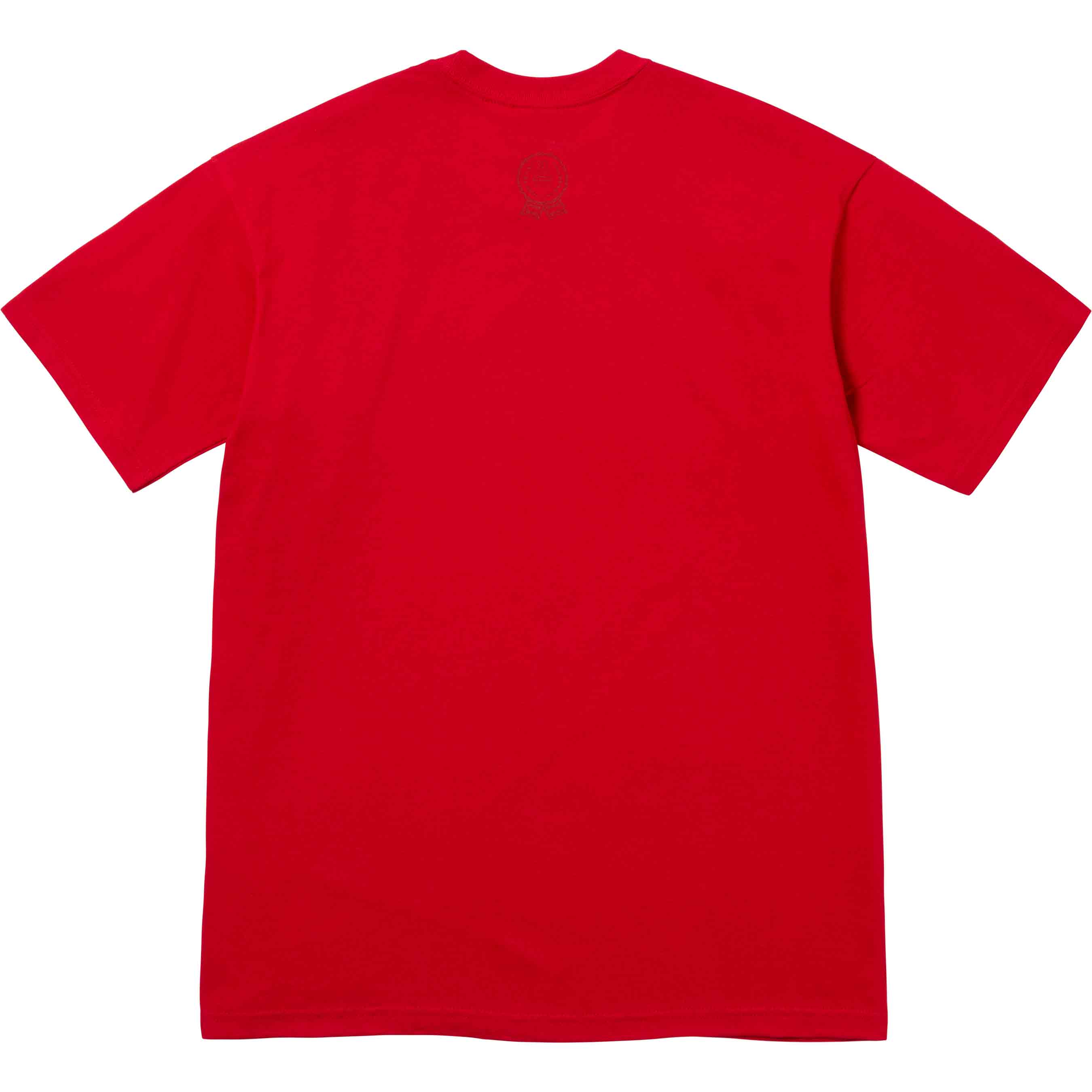 Supreme First Tee Red - Classic Streetwear T-Shirt for Men & Women | Casual Wear, Urban Fashion, Street Style Outfits