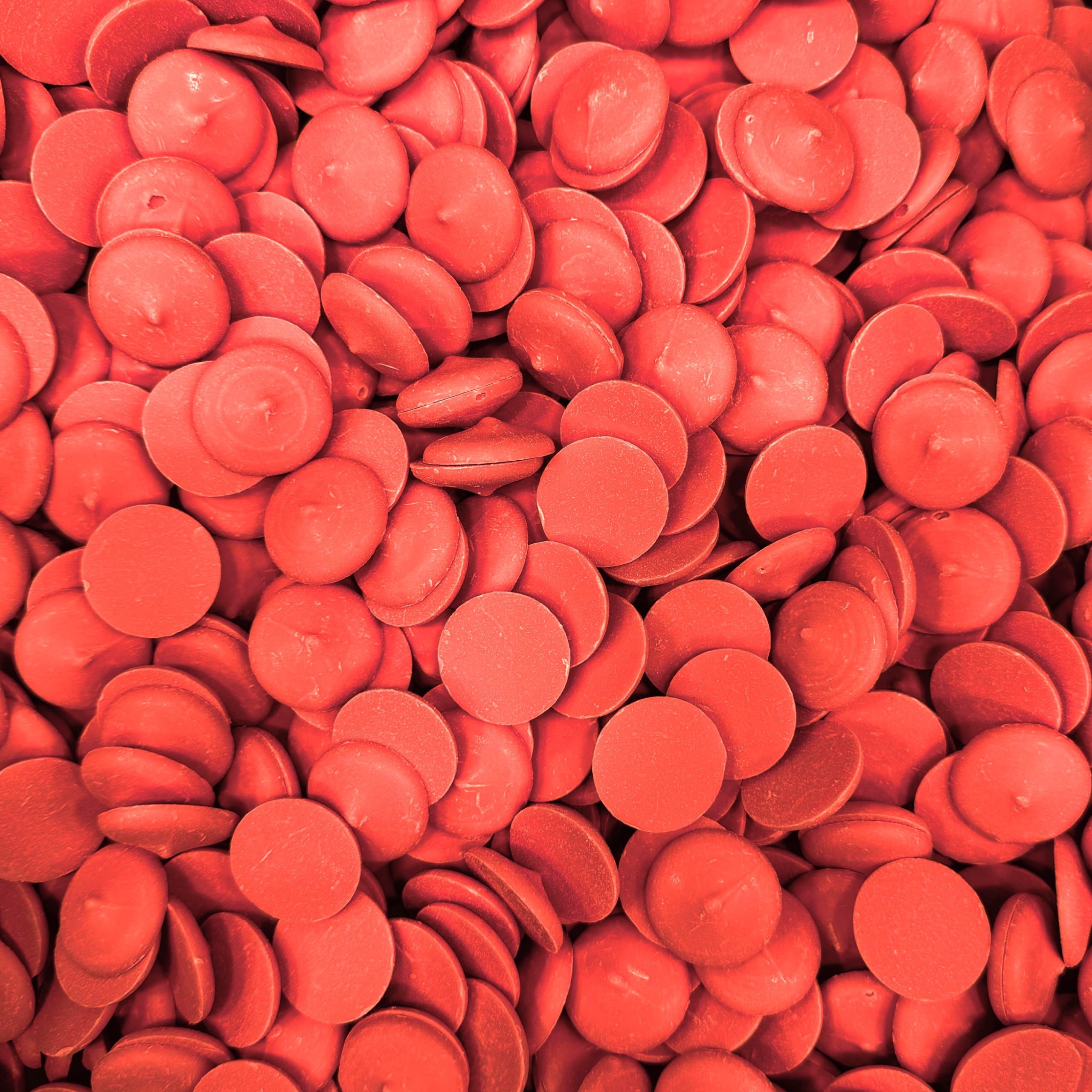 Premium Red Melting Chocolate Wafers - 32oz (2lb) Bulk Resealable Bag for Baking, Candy Making & Valentine's Day Gifts - Ideal for Cake Decorating, Chocolate Fountains & DIY Treats