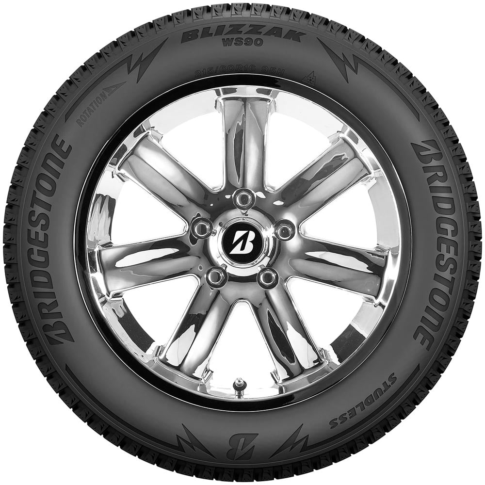 Bridgestone Blizzak WS90 185/65R15 88T Winter Tire - Premium Snow & Ice Traction for Cars, SUVs & Trucks - Ideal for Harsh Winter Driving Conditions