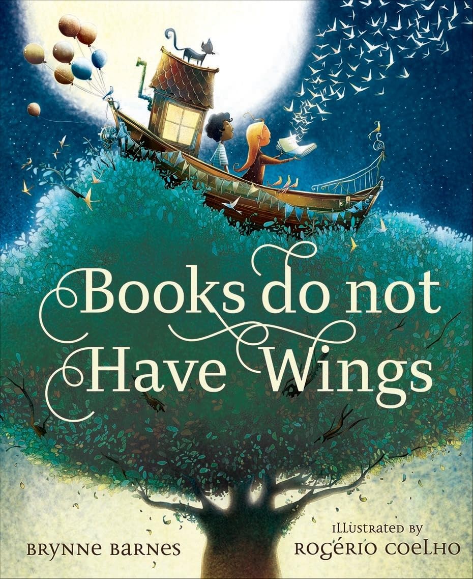 Books Do Not Have Wings - Inspirational Book for Readers & Book Lovers - Perfect for Gifts, Book Clubs & Cozy Reading Moments