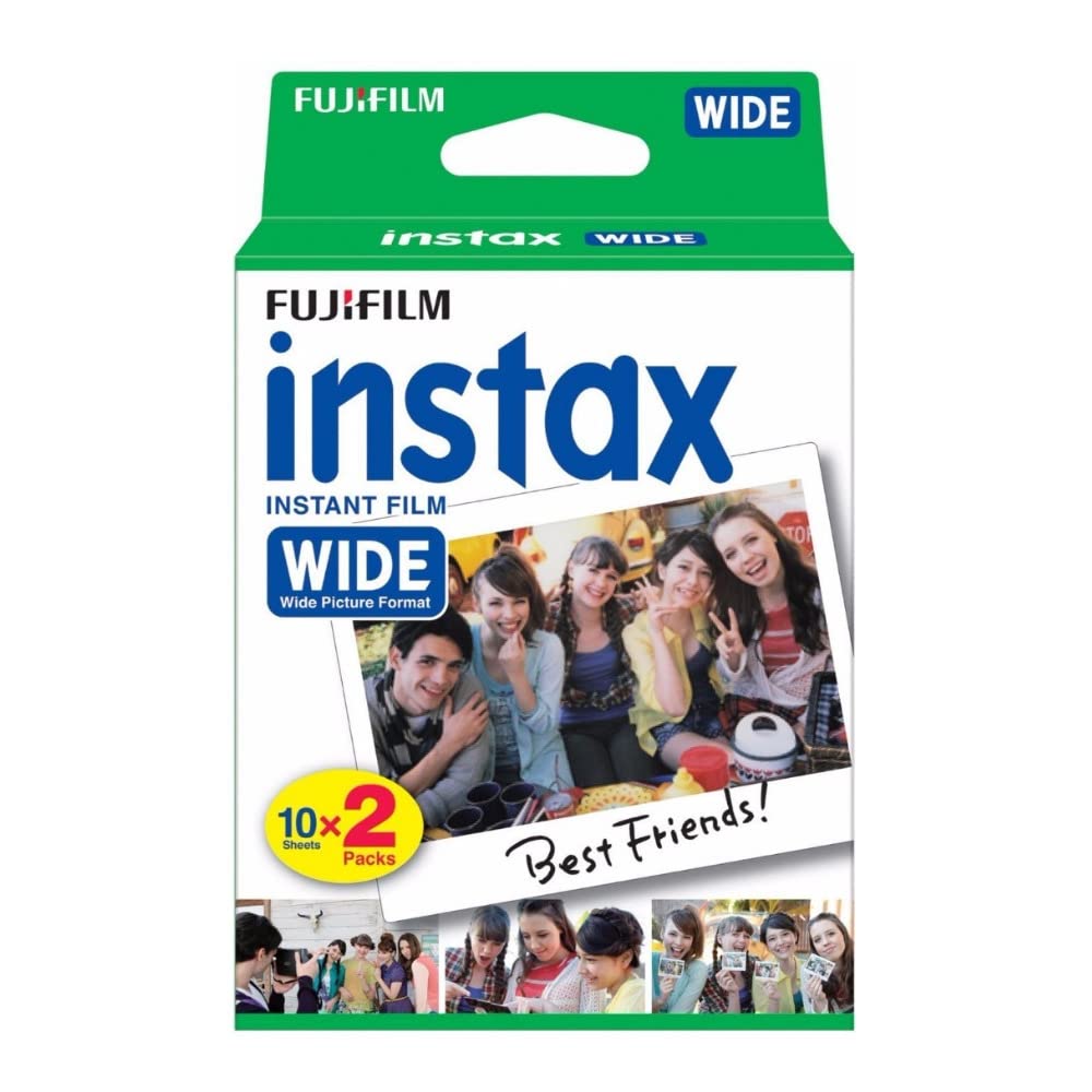Fujifilm Instax Wide 60 Instant Film Pack - Compatible with Instax Wide 210, 200, 100 & 300 Cameras - Perfect for Parties, Travel & Instant Photo Memories