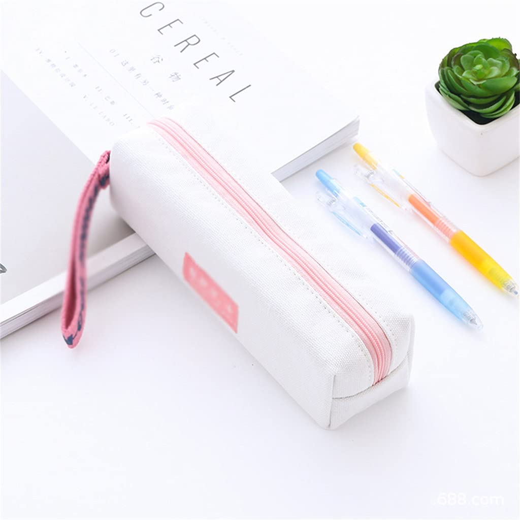Premium Simple Design Zipper Pencil Case - Durable School Supplies Pouch for Pens, Markers & Stationery - Ideal for Students, Office & Travel (Multiple Colors)