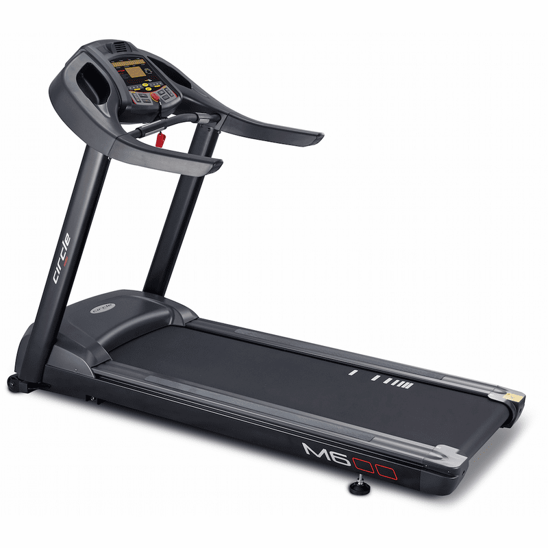 Circle Fitness M6 Light Commercial Treadmill - 400lbs Weight Capacity - Perfect for Home Gyms & Commercial Fitness Centers