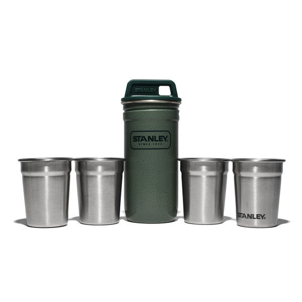 Stanley Adventure Stainless Steel Shot Glasses Set of 4 - Unbreakable, Dishwasher Safe, Camping & Outdoor Drinking Cups for Whiskey, Tequila, Vodka - Perfect for Parties, BBQs, and Tailgating