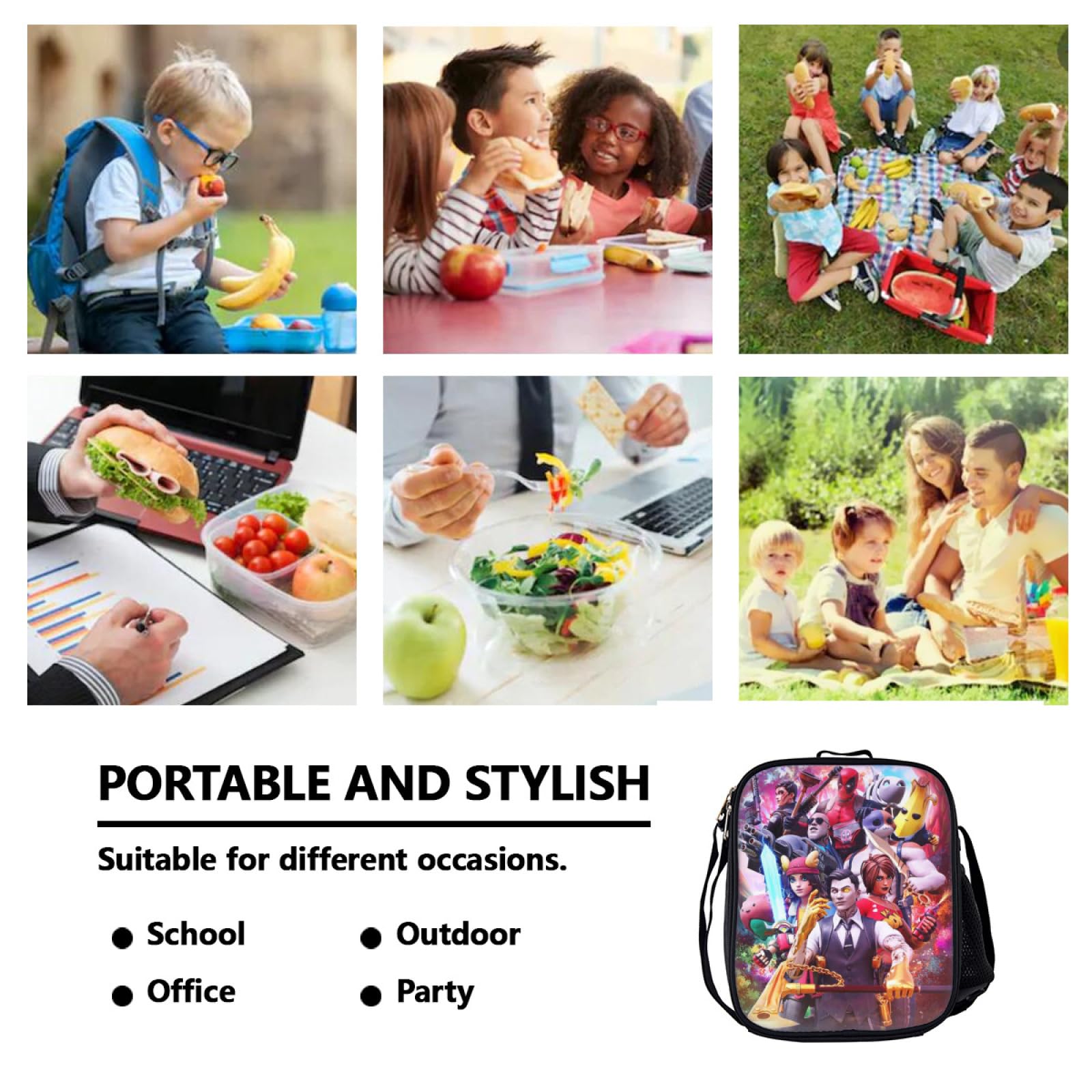 Large 17-inch Black Game Backpack for Teenagers - Durable Travel & Study Backpack for Boys & Girls - Perfect for School, Gaming Conventions & Outdoor Adventures