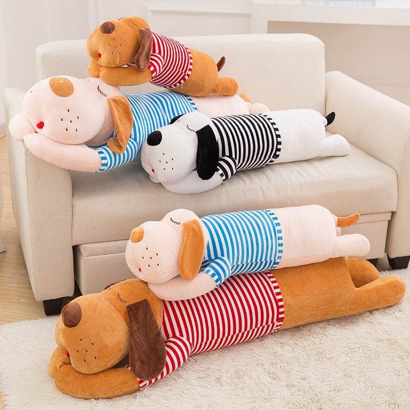 Extra Large Papa Dog Plush Toy - Giant Stuffed Animal for Kids & Adults, Soft Hugging Pillow for Bedroom Decor, Gifts for Dog Lovers (Brown)