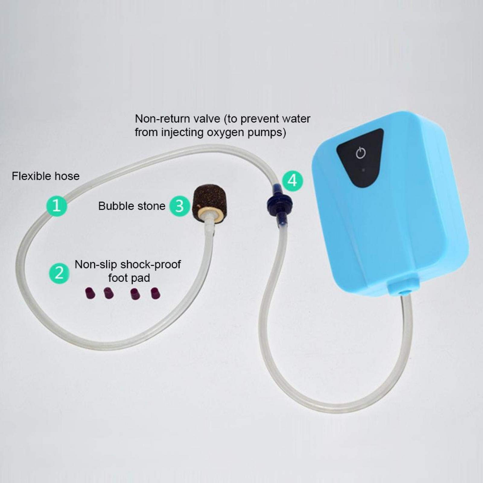 Solar Powered Air Pump for Aquariums - AP003 Dual-Use AC/DC Oxygen Aerator with Solar Panel | Perfect for Fish Tanks, Ponds & Hydroponics Systems
