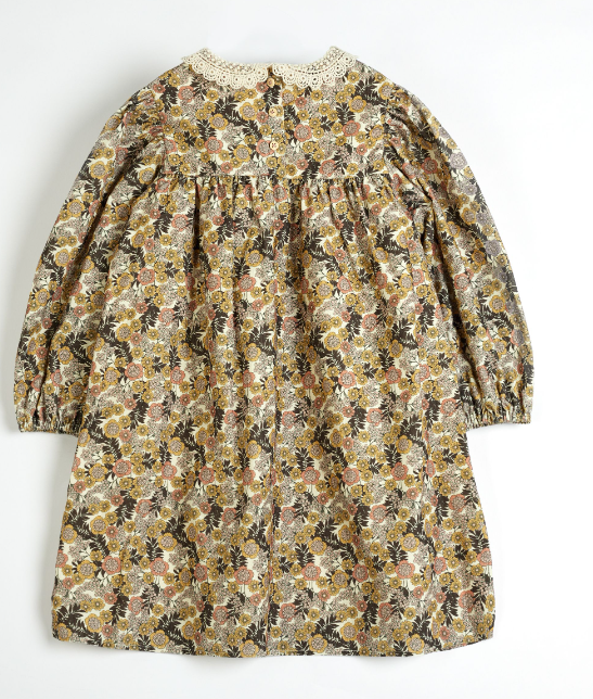 CERA UNA VOLTA Sophie Dress for Girls (2-12 Years) - Elegant Floral Party Dress for Birthday, Wedding & Special Occasions