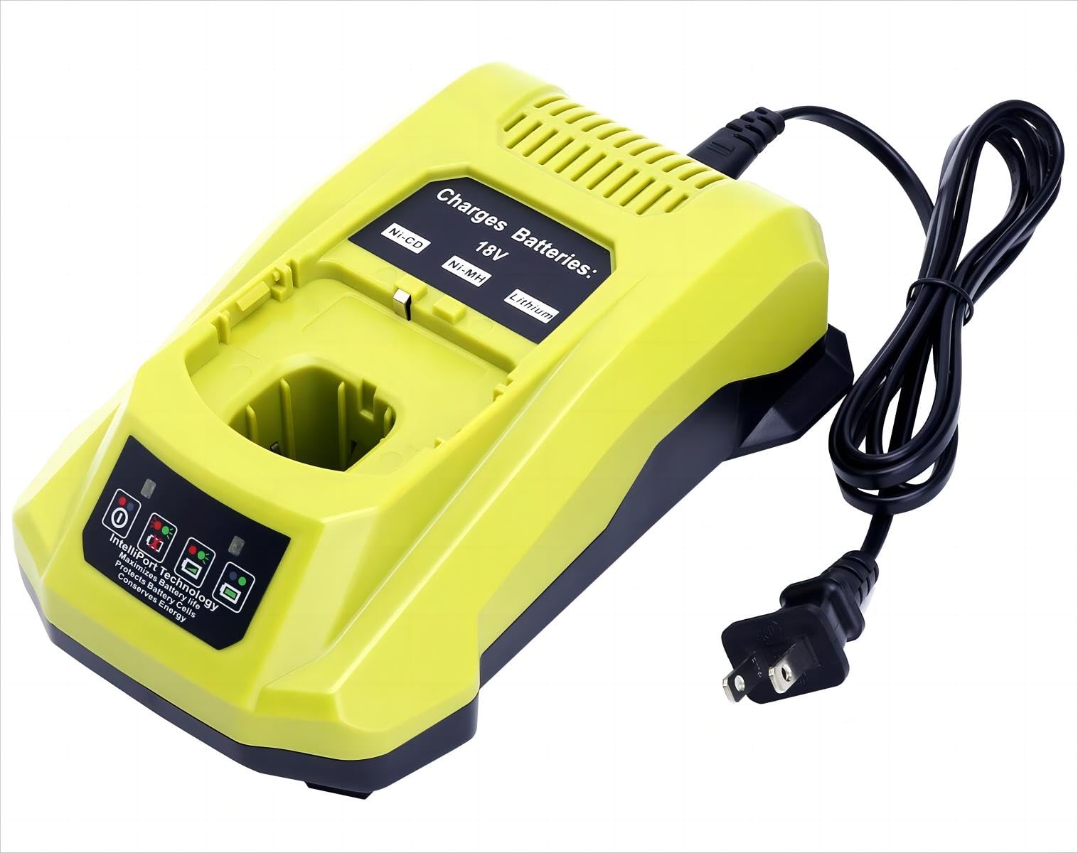 Lasica Replacement Battery Charger for Ryobi P117 18V - Compatible with Ryobi ONE+ Plus 12V-18V Cordless Power Tools - Perfect for Drills, Saws & Outdoor Equipment Charging