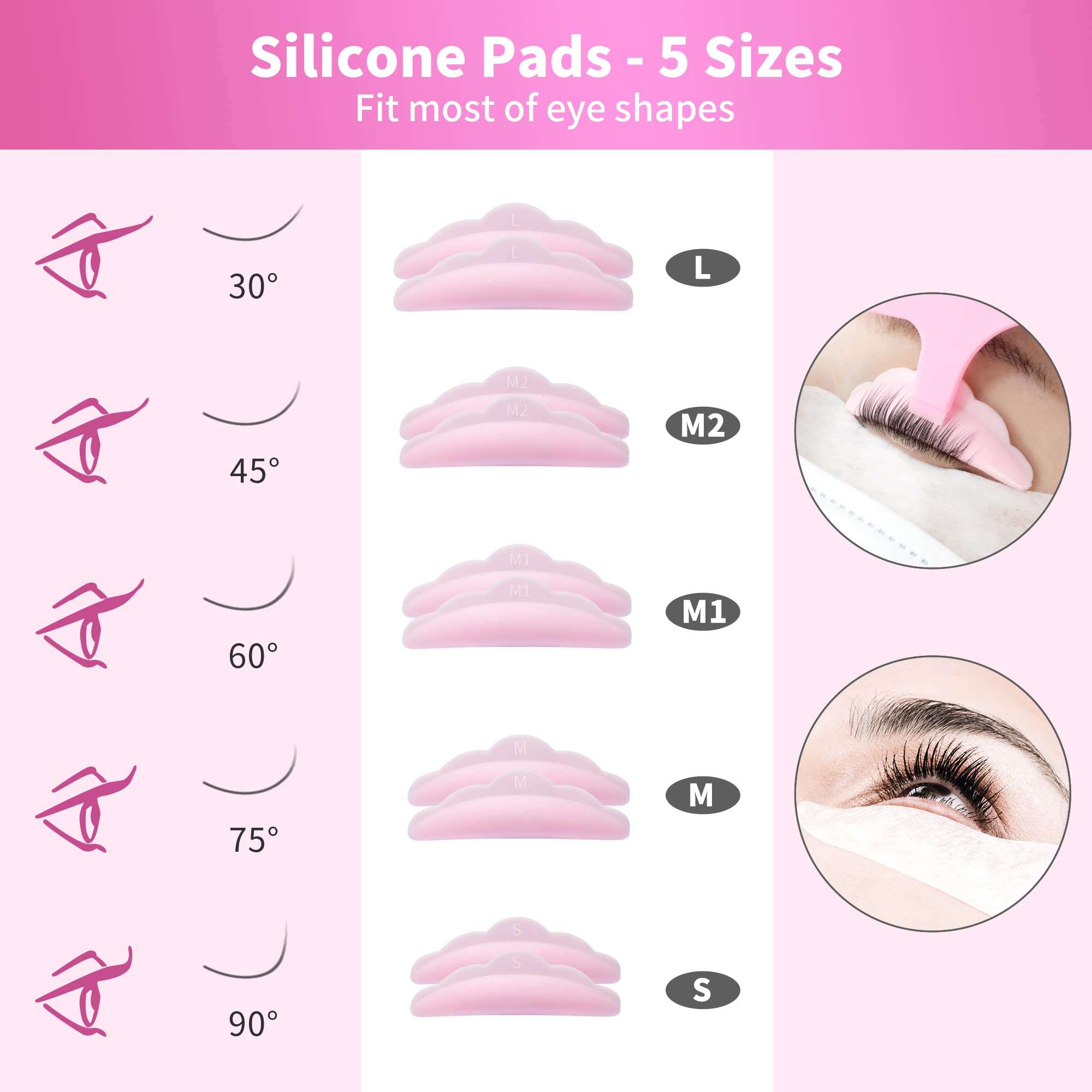 Professional Eyelash Lift & Brow Lamination Kit - 2 in 1 Semi-Permanent Lash Curling Extension Set for At-Home Salon Treatments | Cruelty-Free & Individual Packaging | Perfect for Bridal Makeup, Special Occasions & Daily Beauty Routine