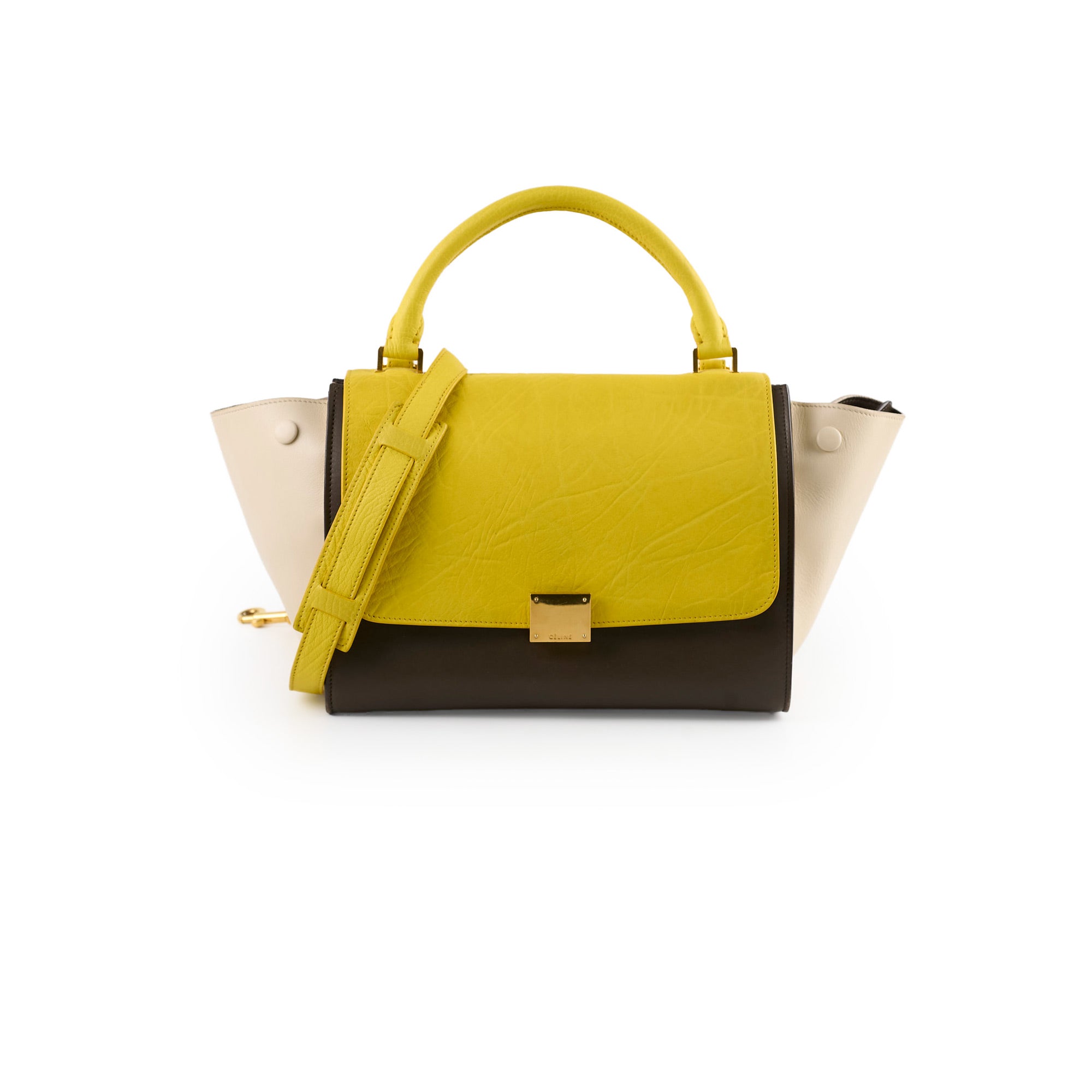 Celine Trapeze Medium Multicolor Leather Handbag for Women - Fashionable Shoulder Bag for Work, Travel & Everyday Use