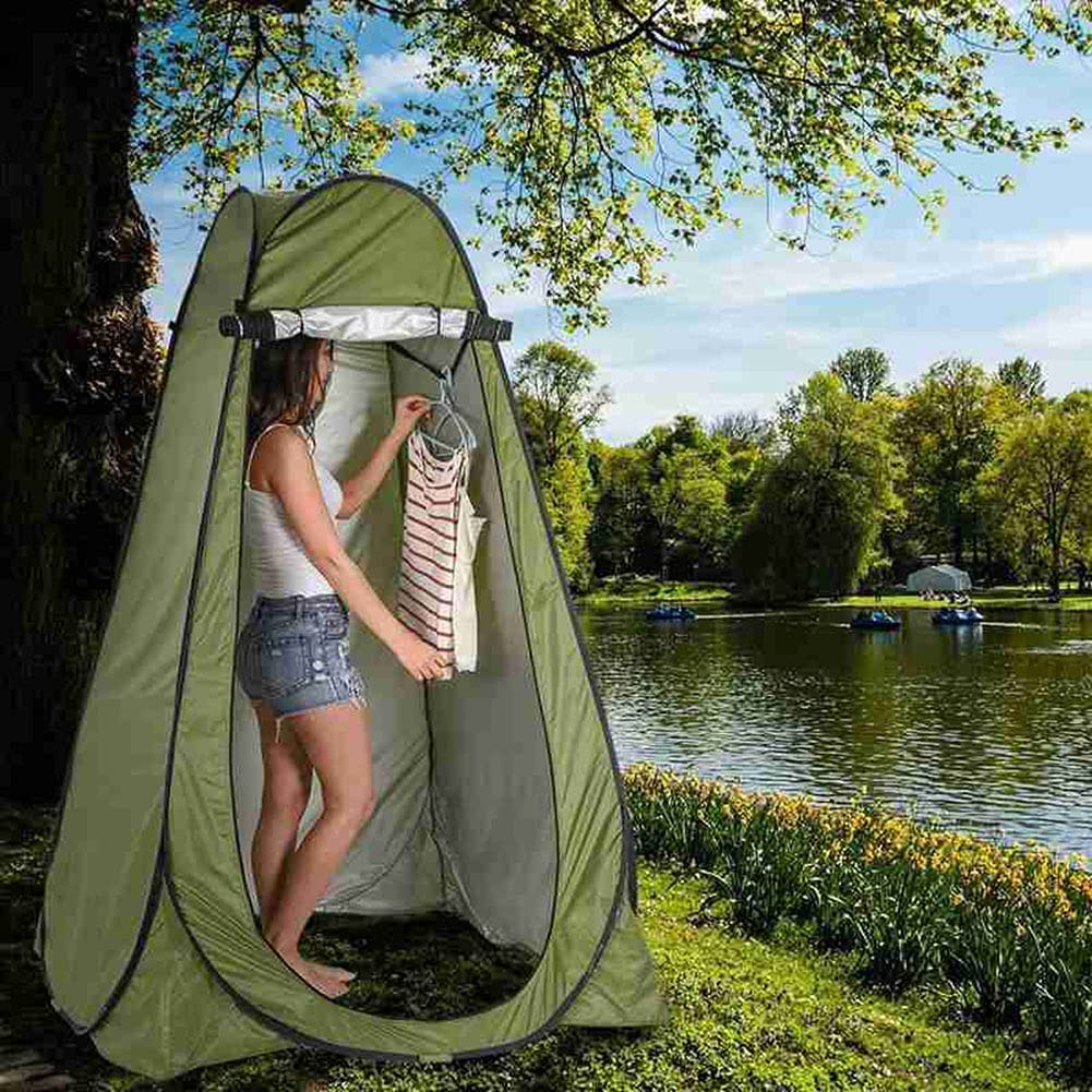Foldable Privacy Shelter Tent for Portable Toilet, Shower & Changing Room - Lightweight & Sturdy Camping Privacy Tent with Carry Bag for Camping, Beach & Outdoor Adventures