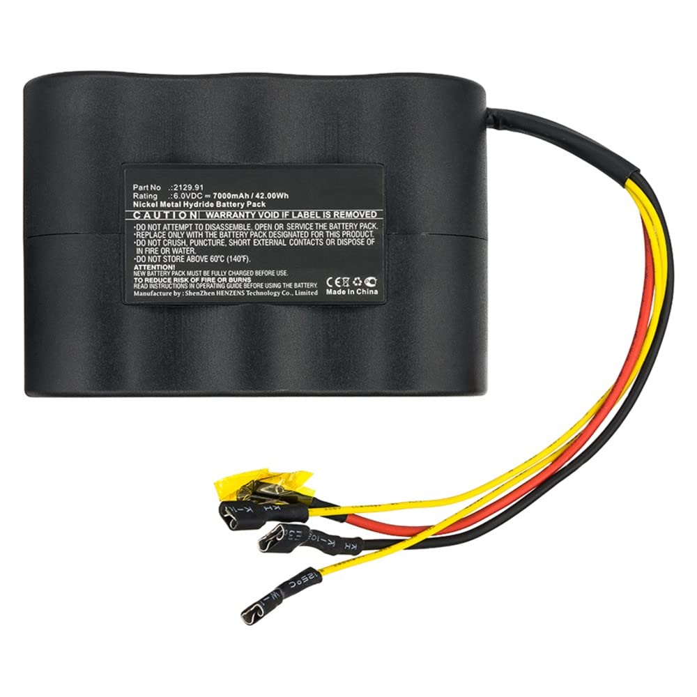 Synergy Digital Equipment Battery - 6V 7000mAh Ni-MH Replacement Battery for AEMC 2129.91 | Perfect for Electrical Testing Equipment & Field Measurement Devices