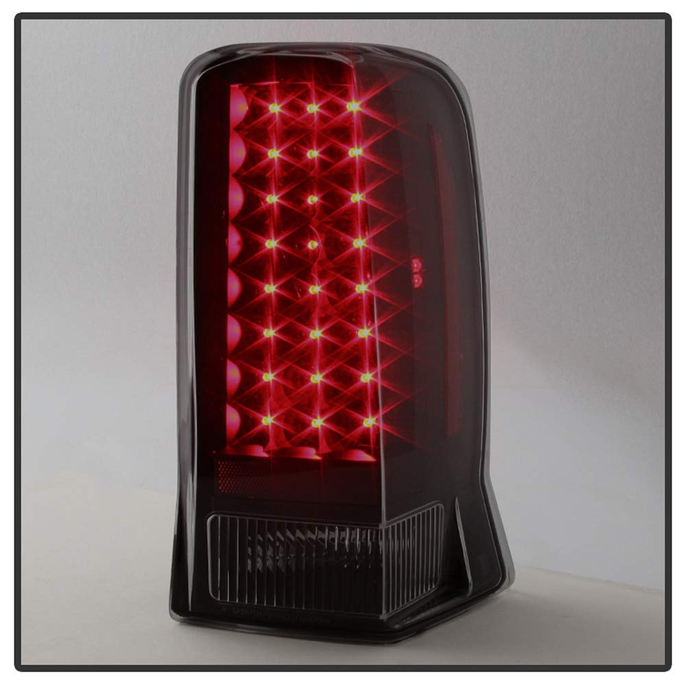 ACANII LED Tail Lights for 2002-2006 Cadillac Escalade ESV - Smoke Black Pair (Driver & Passenger Side) - Enhanced Visibility & Style for Night Driving and Custom Car Upgrades
