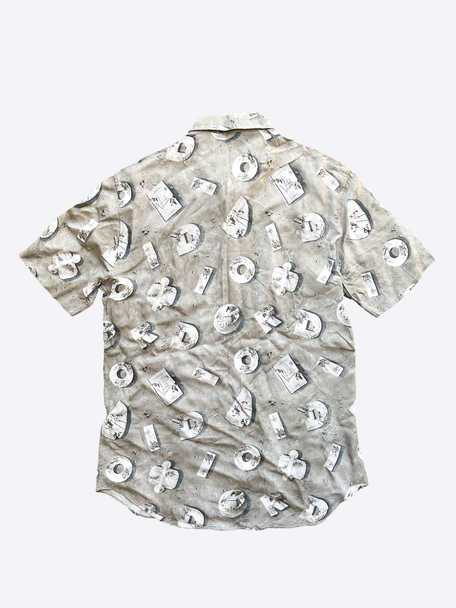 Dior Daniel Arsham Lunar Print Short Sleeve T-Shirt for Men - Limited Edition Fashion Tee for Casual Wear & Street Style Outfits