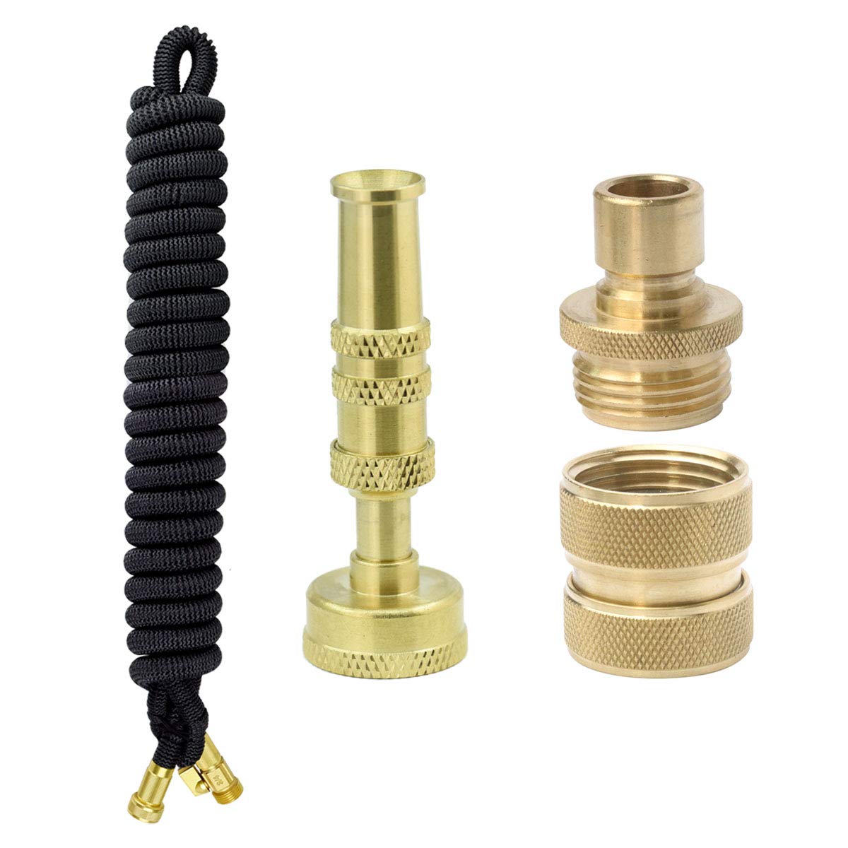 PLG 25ft Expandable Garden Hose - Durable Flexible Water Hose with 3/4