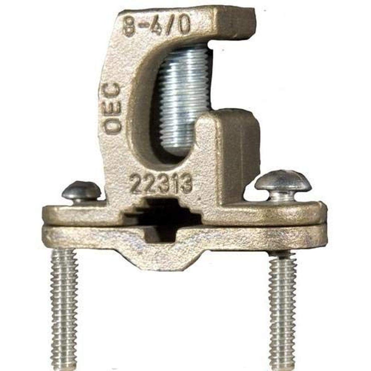 Heavy Duty 1-1/4 to 2-Inch Direct Burial Ground Clamp for Underground Electrical Wiring - Ideal for Residential & Commercial Electrical Projects