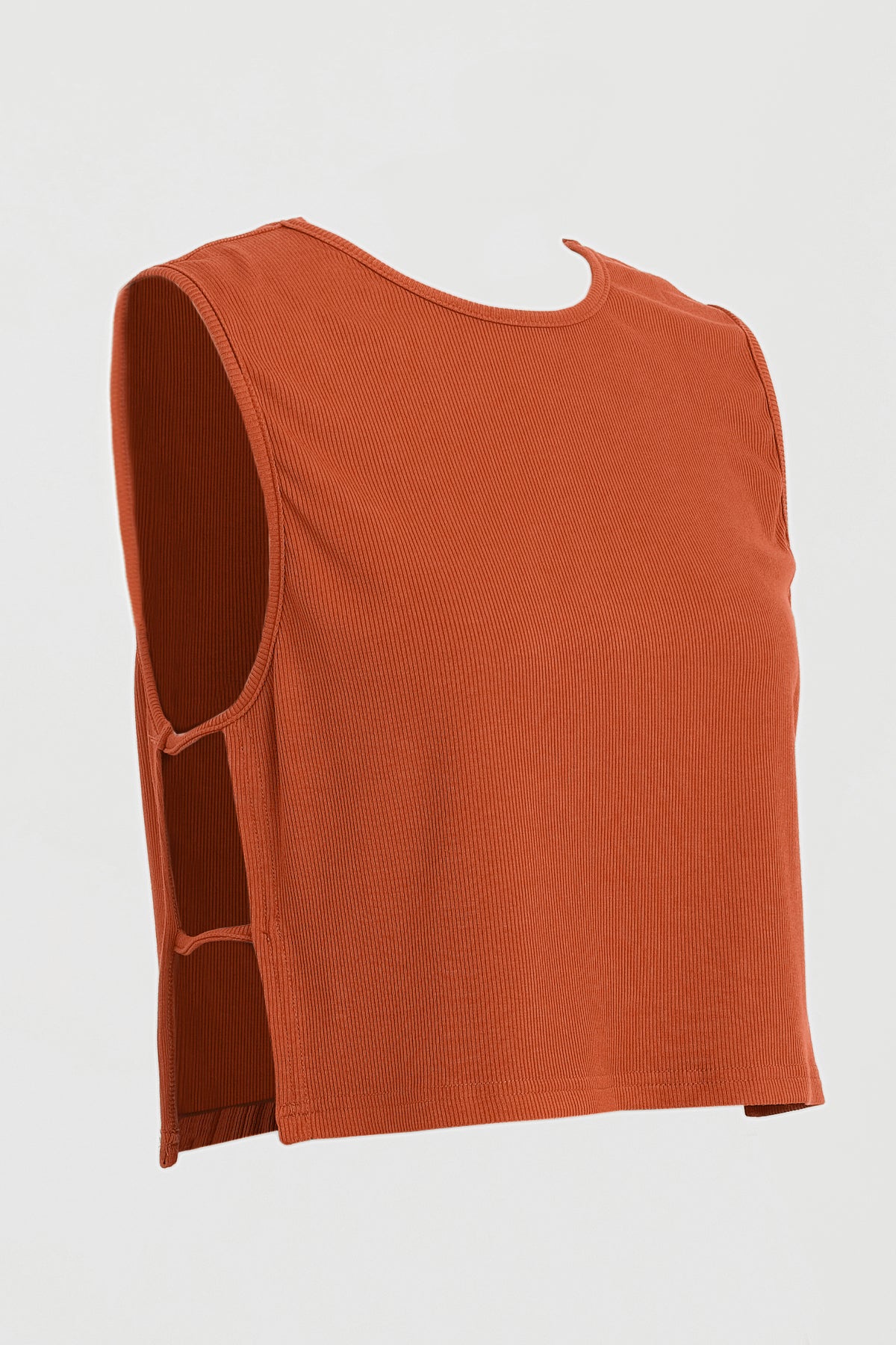 Simi Side Strap Tank Top for Women - Amber | Casual Summer Sleeveless Shirt for Beach, Travel & Everyday Wear