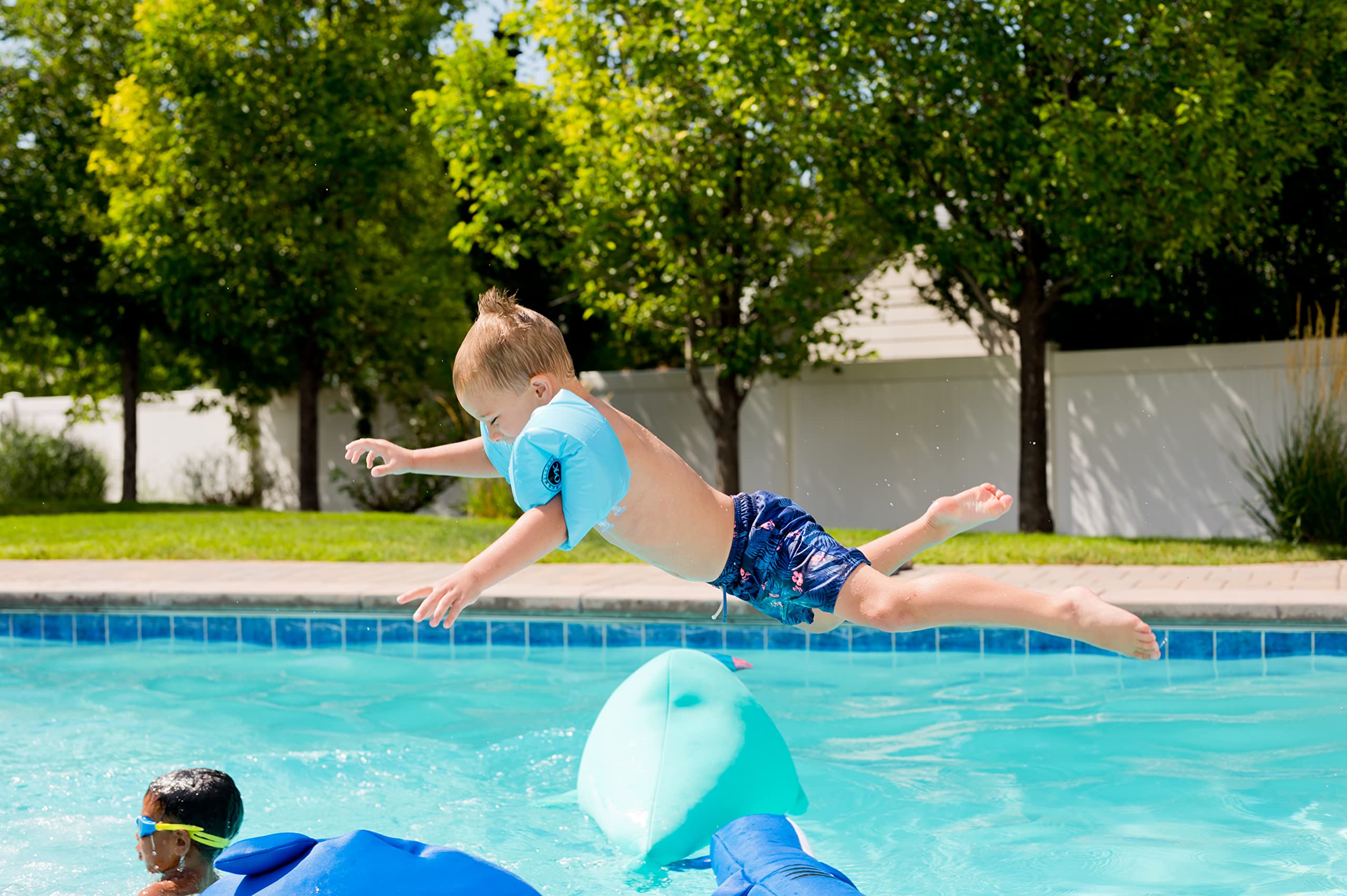 Premium Floating Animal Pool Floats & Noodles with EPS Foam for Kids, Teens & Adults - Comfortable Stuffed Inflatable Pool Lounger with Mesh Cover - Perfect for Summer Pool Parties, Beach Vacations & Backyard Relaxation