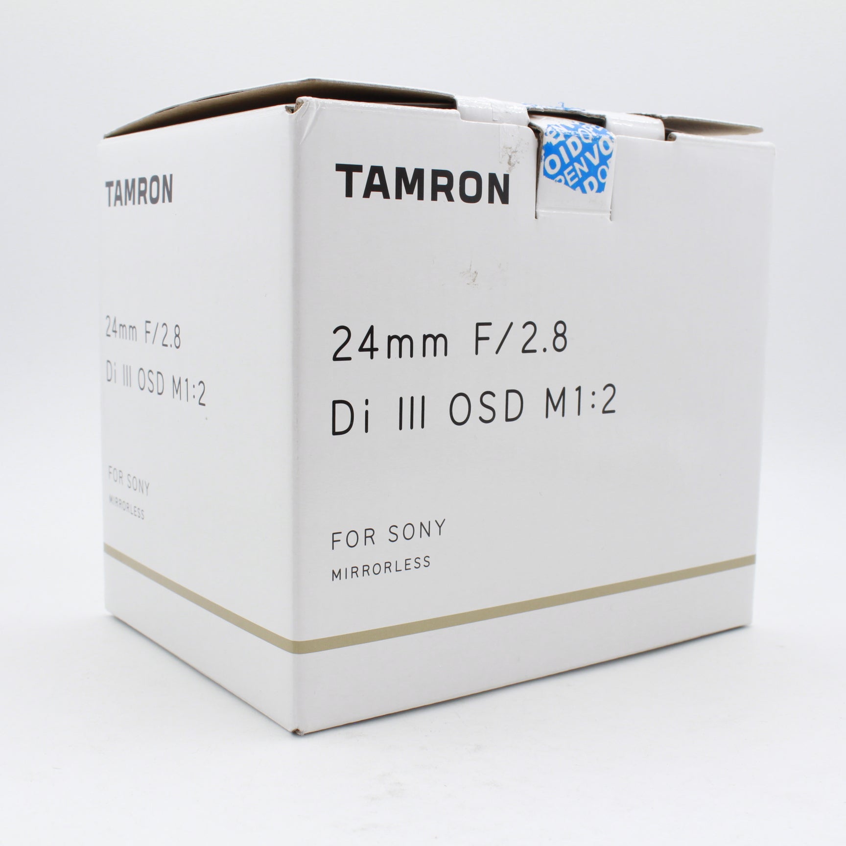 Tamron 24mm f/2.8 Di III OSD M 1:2 Lens for Sony E Mirrorless Cameras - Like New Open Box - Wide Angle Prime Lens for Portraits, Landscapes & Low Light Photography