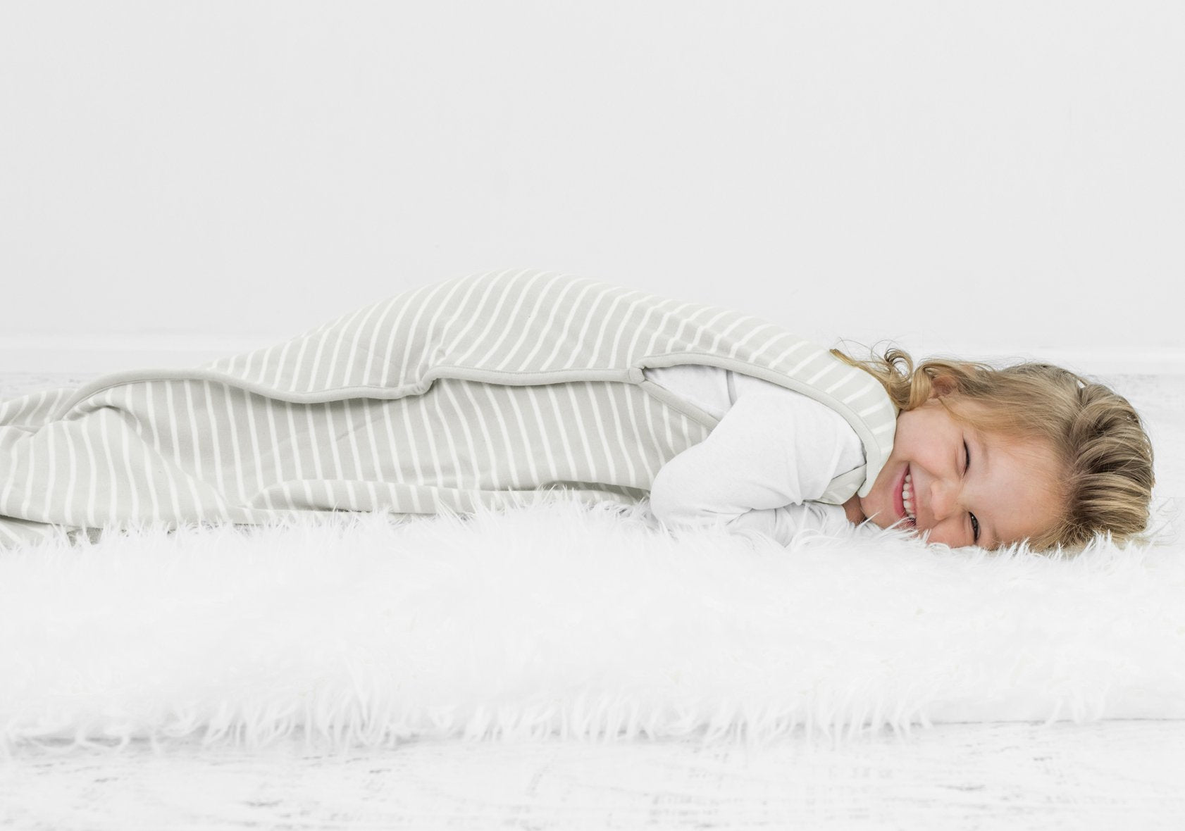 4 Season Ultimate Toddler Sleep Bag - Merino Wool & Organic Cotton for Kids 2-4 Years - Breathable & Comfortable Baby Sleeping Sack in Birch Gray - Perfect for Nursery, Daycare & Travel